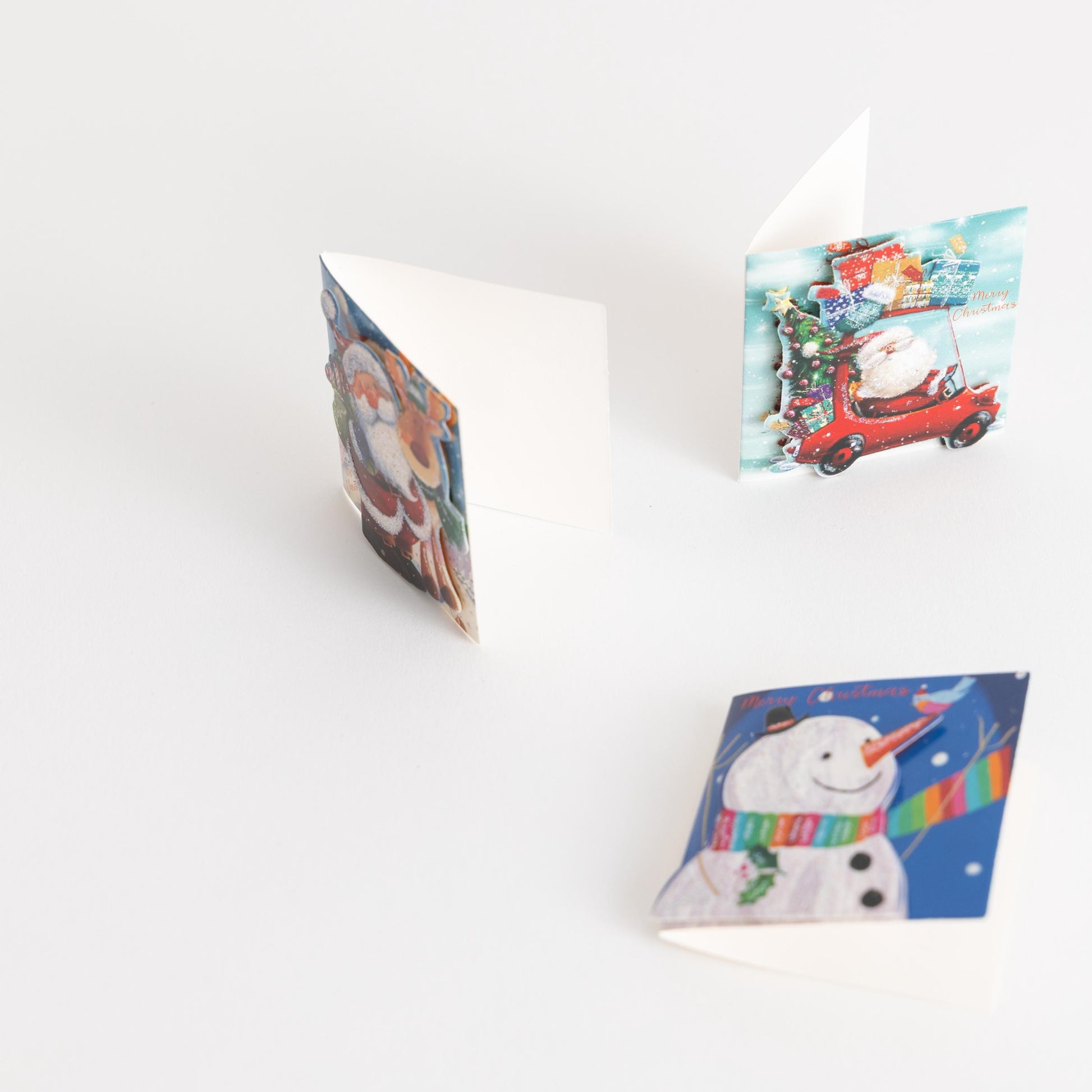 24 Christmas Gift 3D Tags Name Xmas Present Handcrafted Stick on Tag Etsy