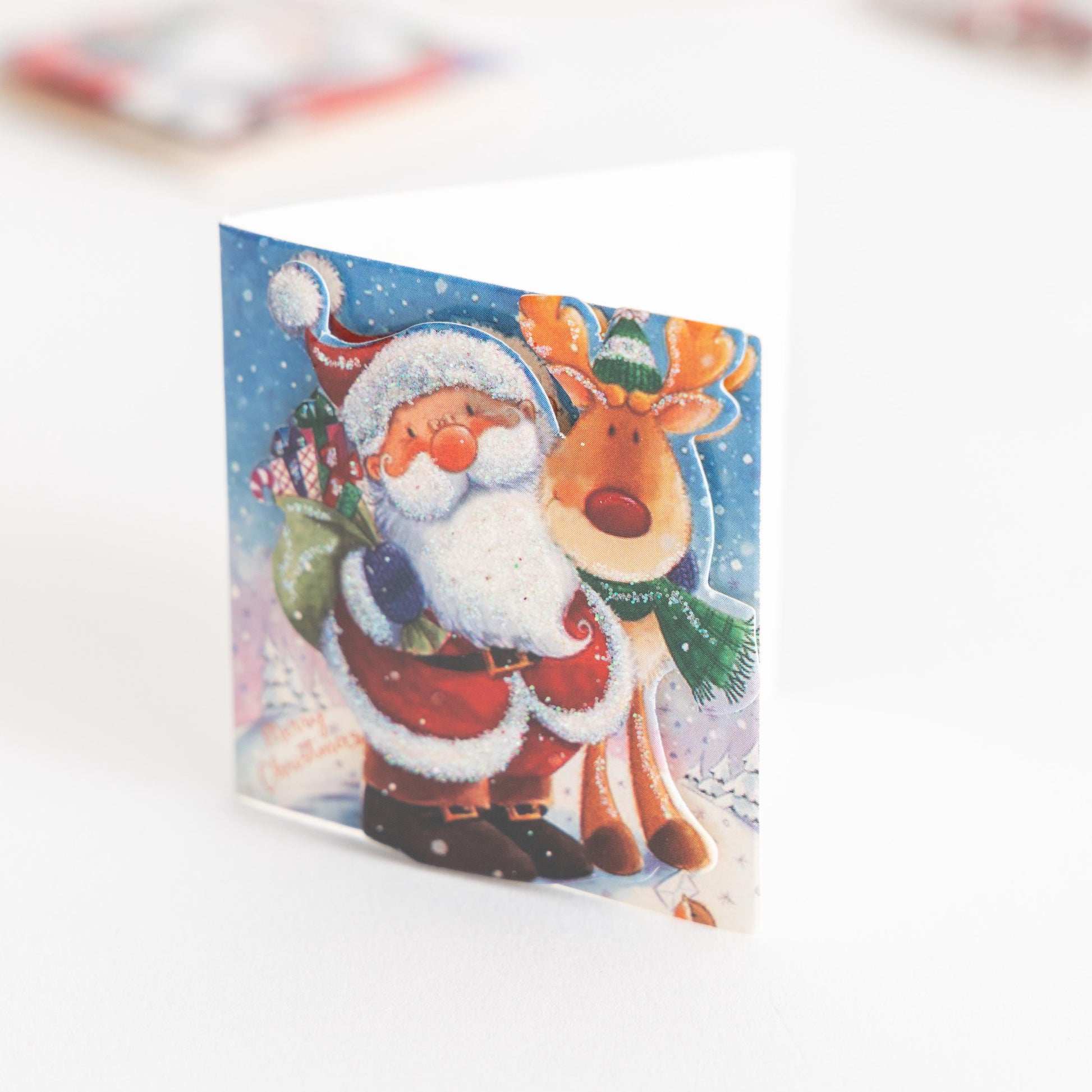 24 Christmas Gift 3D Tags Name Xmas Present Handcrafted Stick on Tag Etsy