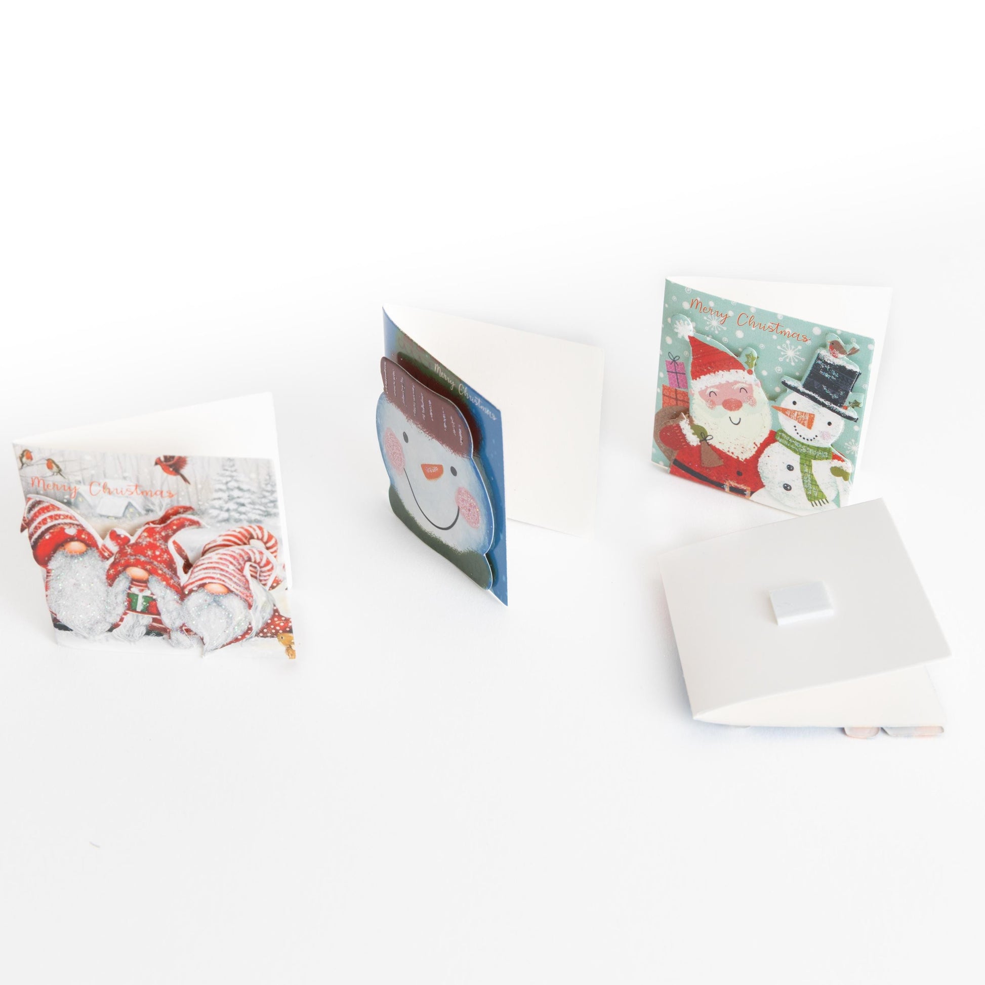 24 Christmas Gift 3D Tags Name Xmas Present Handcrafted Stick on Tag Etsy