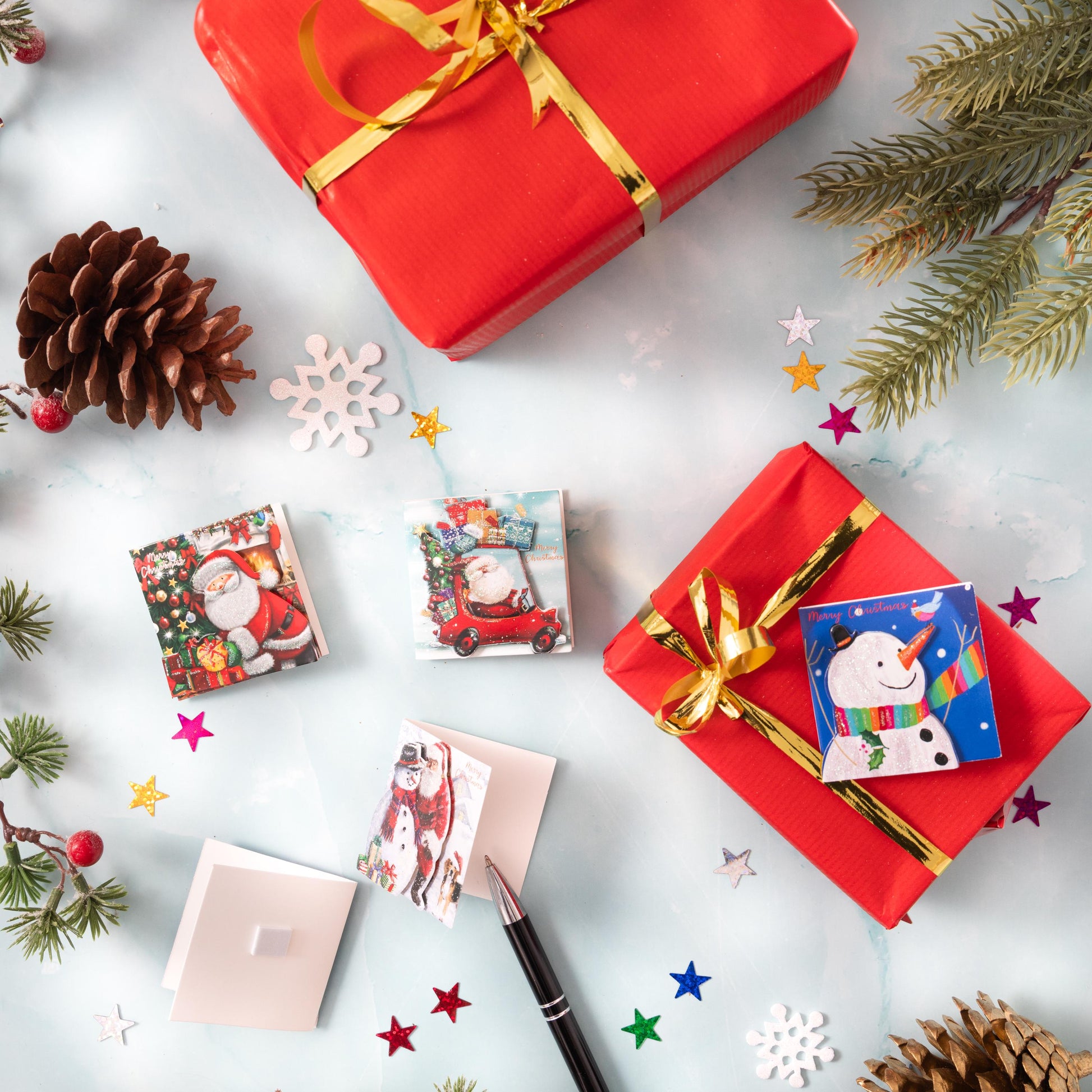 24 Christmas Gift 3D Tags Name Xmas Present Handcrafted Stick on Tag Etsy