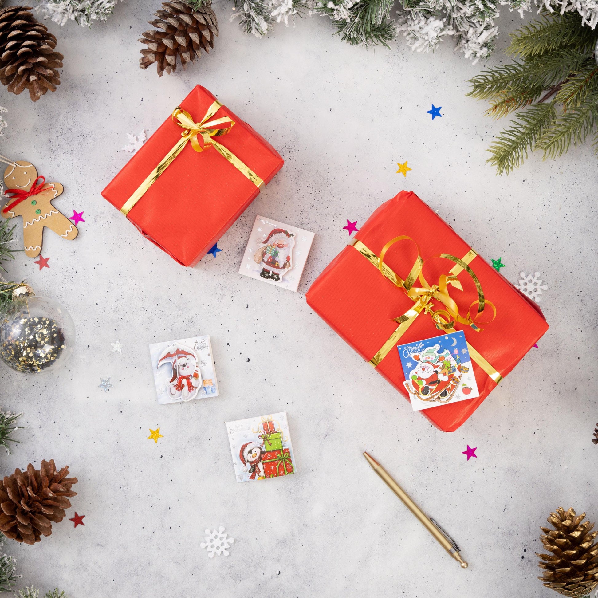 24 Christmas Gift 3D Tags Name Xmas Present Handcrafted Stick on Tag Etsy