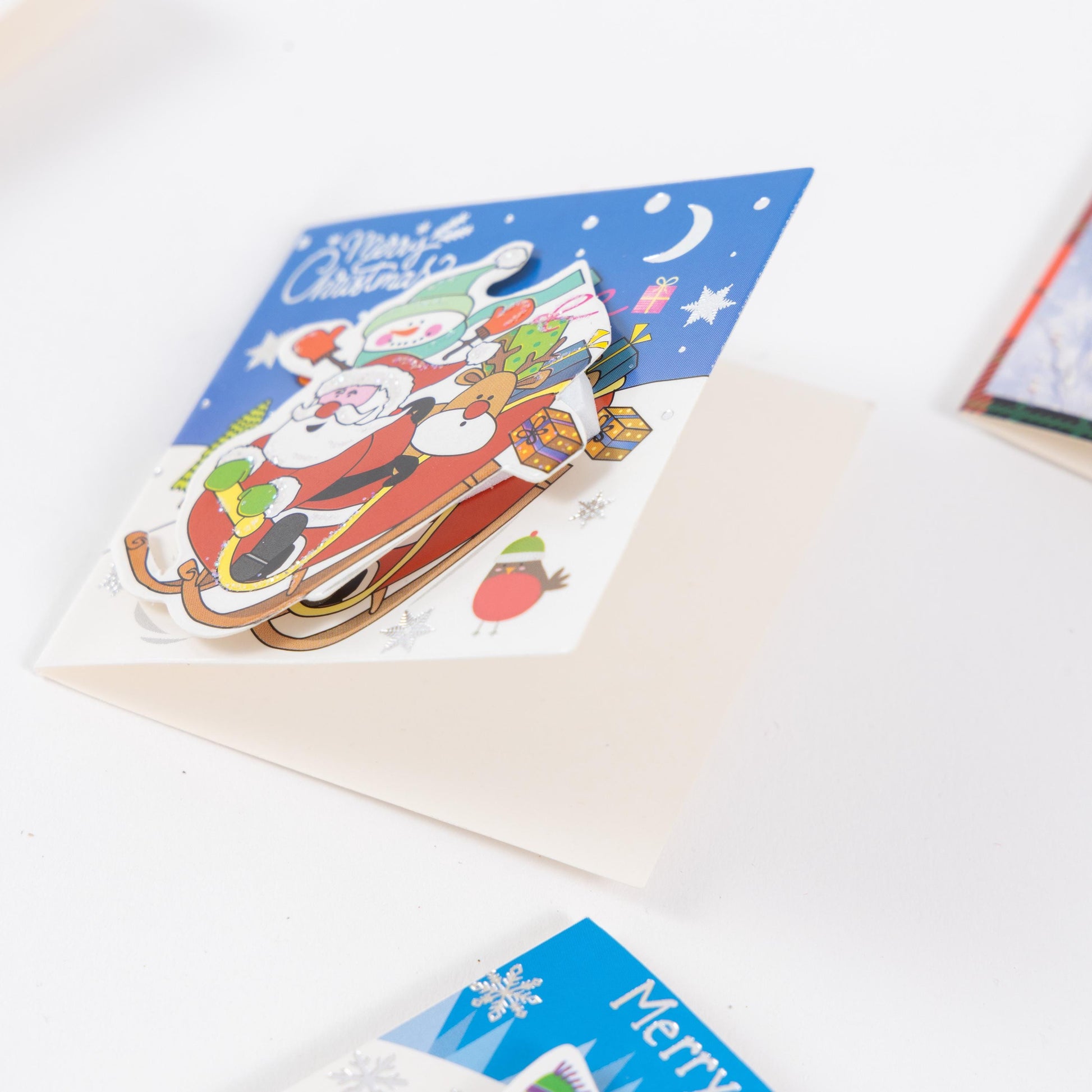 24 Christmas Gift 3D Tags Name Xmas Present Handcrafted Stick on Tag Etsy