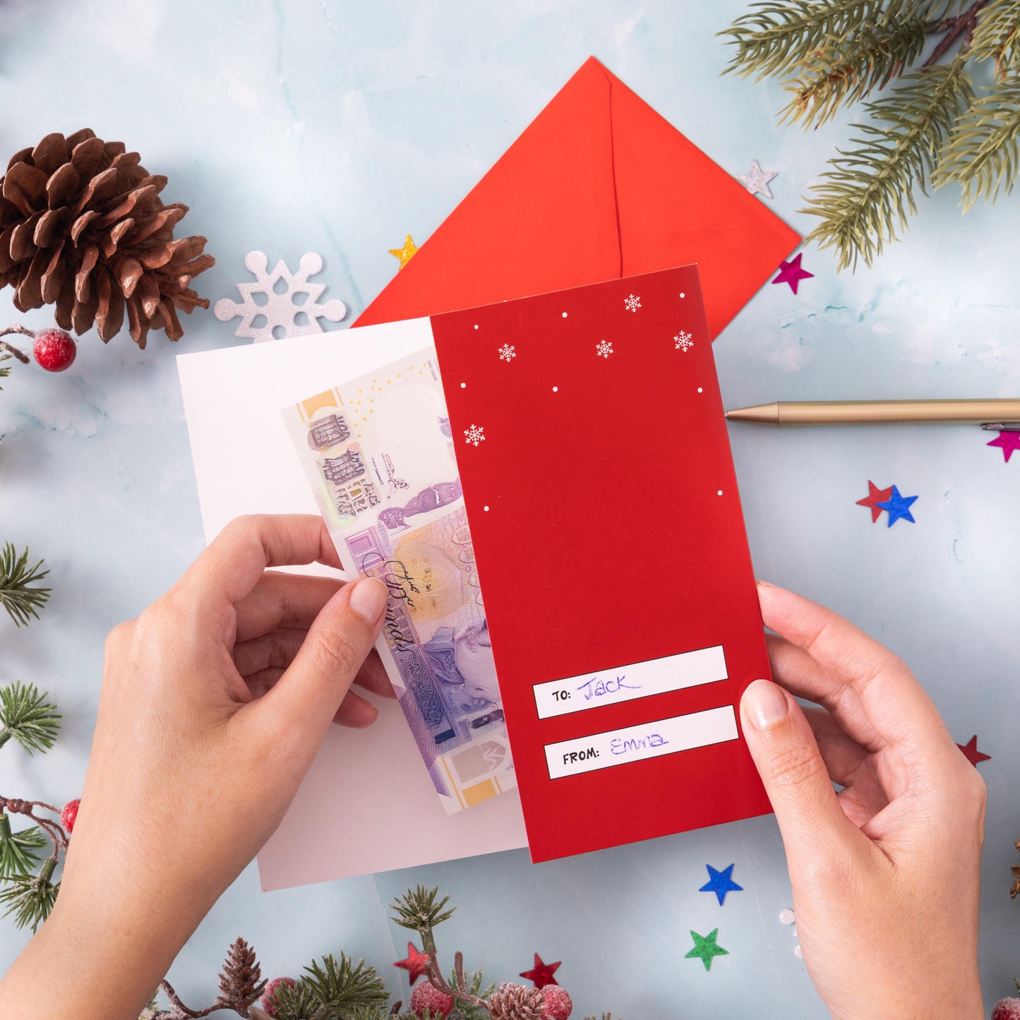 8 Money Wallets Christmas Gift Voucher Card & Envelope Self Sealing Handcrafted Etsy