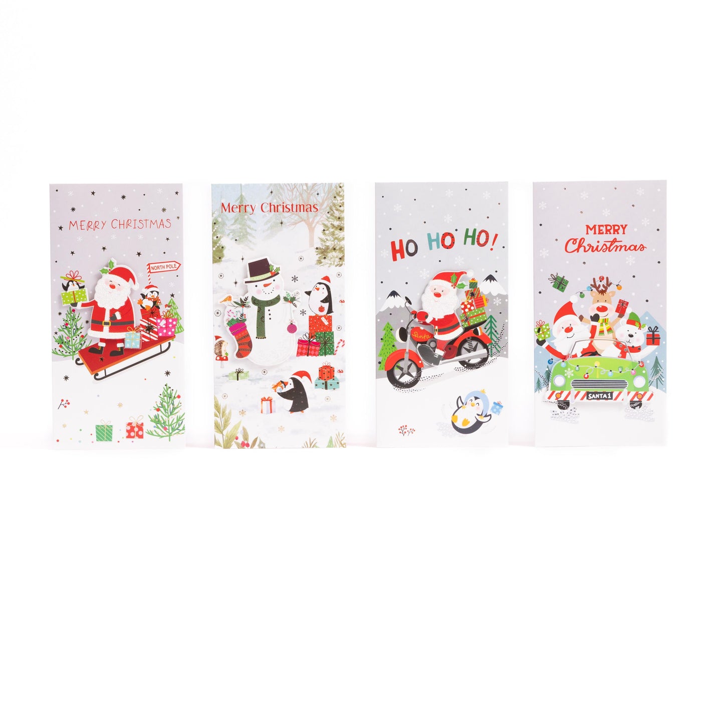 8 Money Wallets Christmas Gift Voucher Card & Envelope 3D Hand Finished Etsy