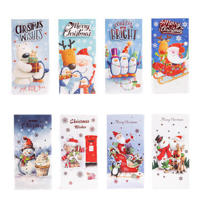 3D Hand-Finished Christmas Money Wallets – Pack of 8