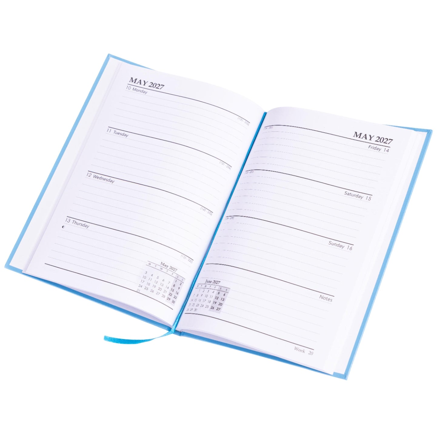 2027 Diary A5 Week To View Full Year Planner Desk Hardback FULL 2027 YEAR Etsy