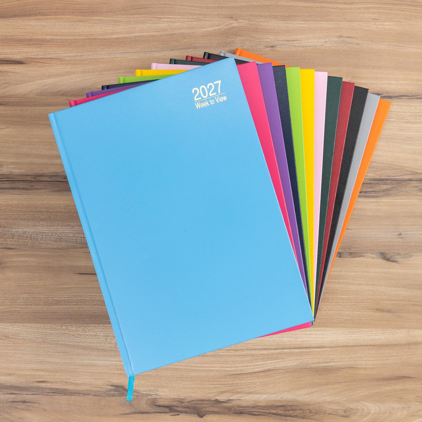 2027 Diary A4 Week To View Full Year Planner Desk Hardback Early Edition Etsy