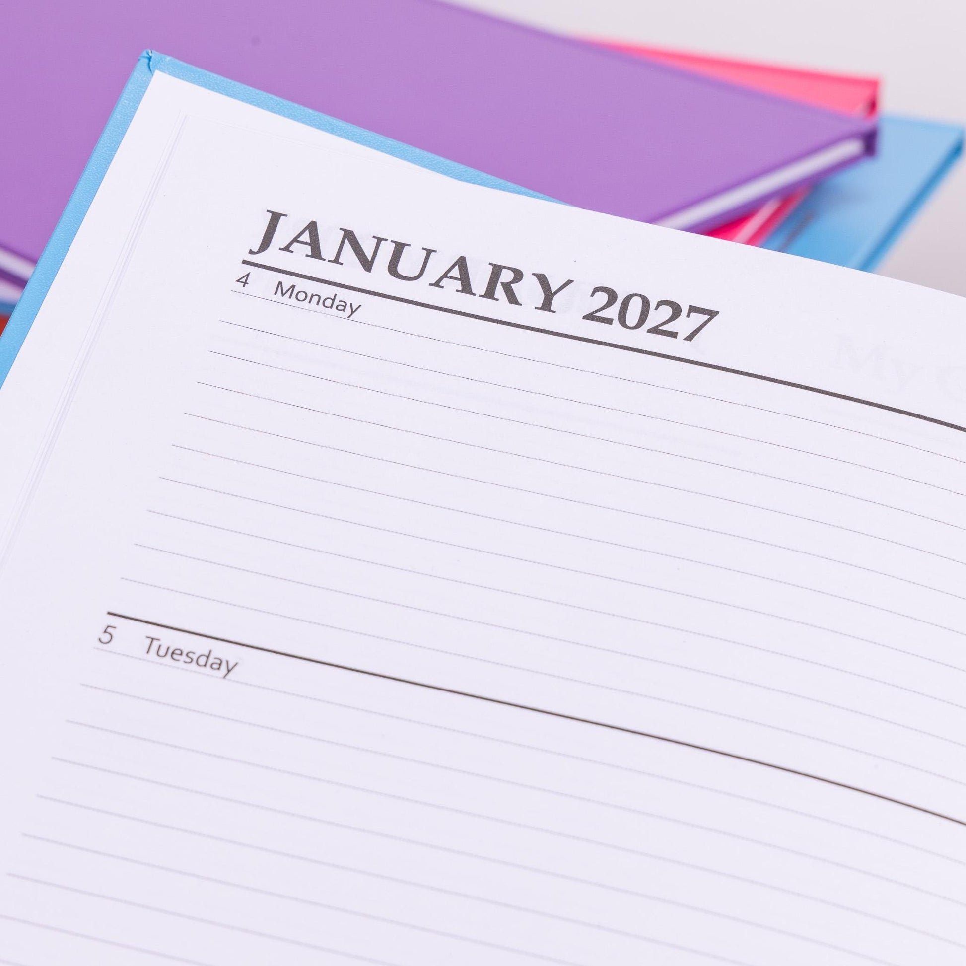2027 Diary A4 Week To View Full Year Planner Desk Hardback Early Edition Etsy