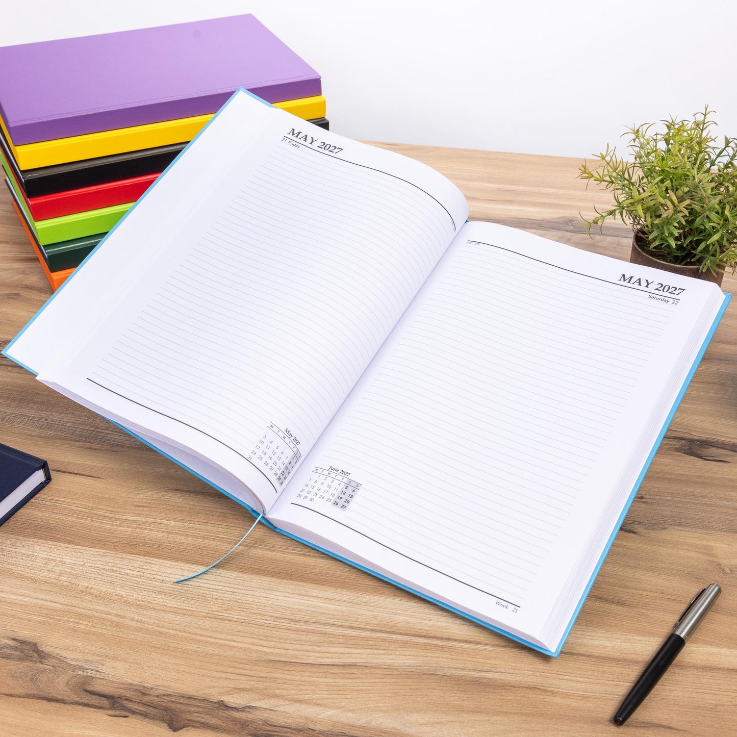 2027 Diary A4 Day to Page For Everyday Full Year Planner Desk Hardback Diaries Etsy