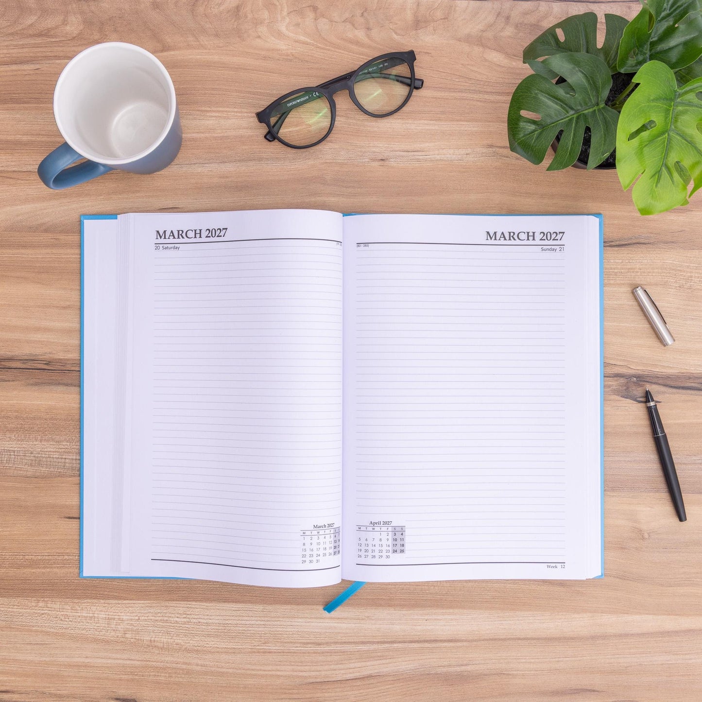 2027 Diary A4 Day to Page For Everyday Full Year Planner Desk Hardback Diaries Etsy