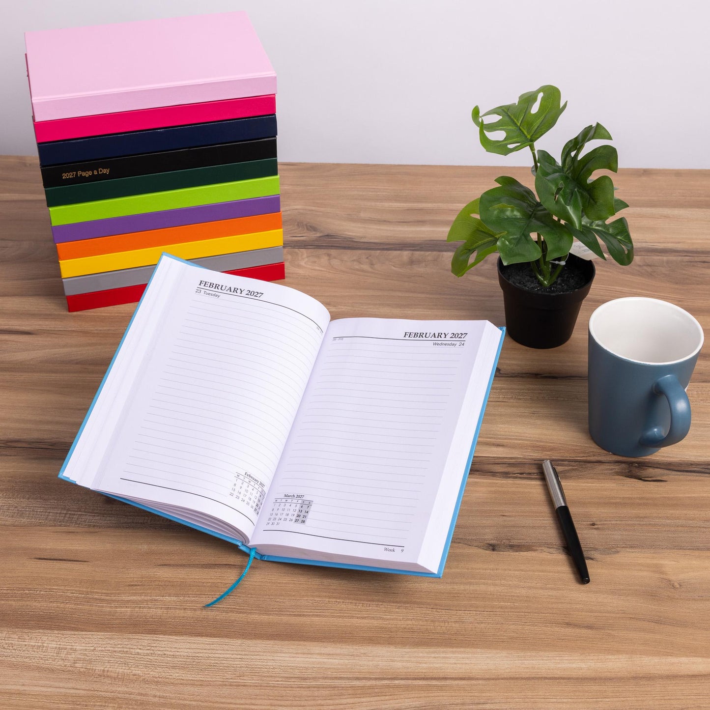 2027 Diary A5 Full Day to Page For Everyday Full Year Planner Desk Hardback Etsy