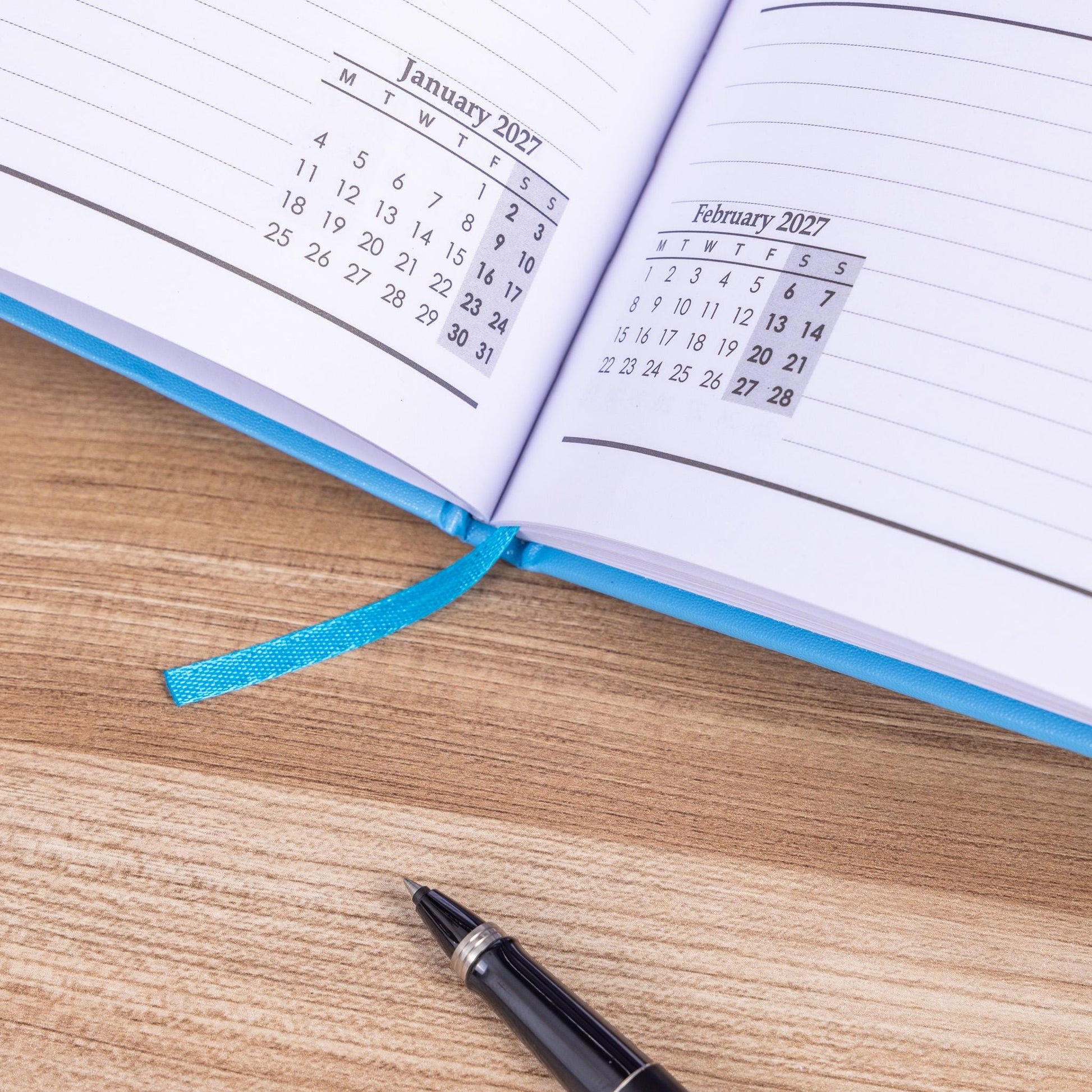 2027 Diary A4 Week To View Full Year Planner Desk Hardback Early Edition Etsy