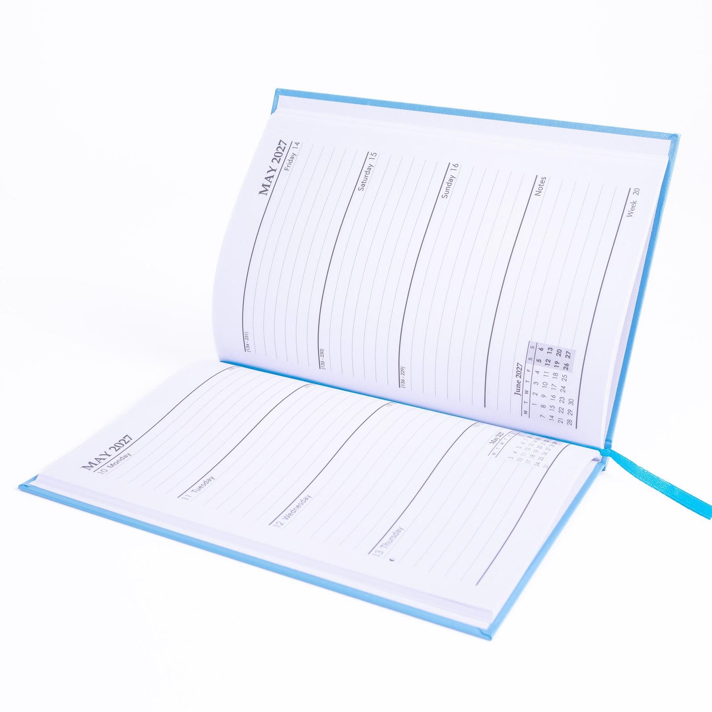 2027 Diary A4 Week To View Full Year Planner Desk Hardback Early Edition Etsy