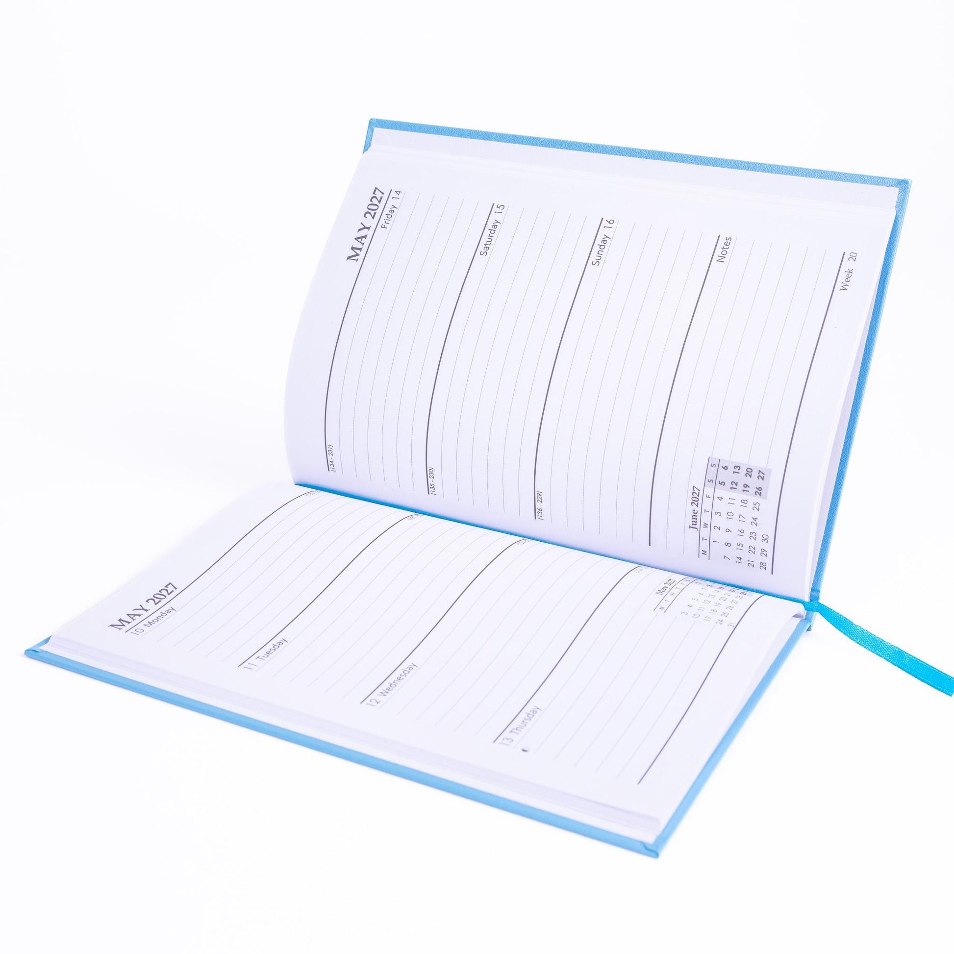 2027 Diary A4 Week To View Full Year Planner Desk Hardback Early Edition Etsy