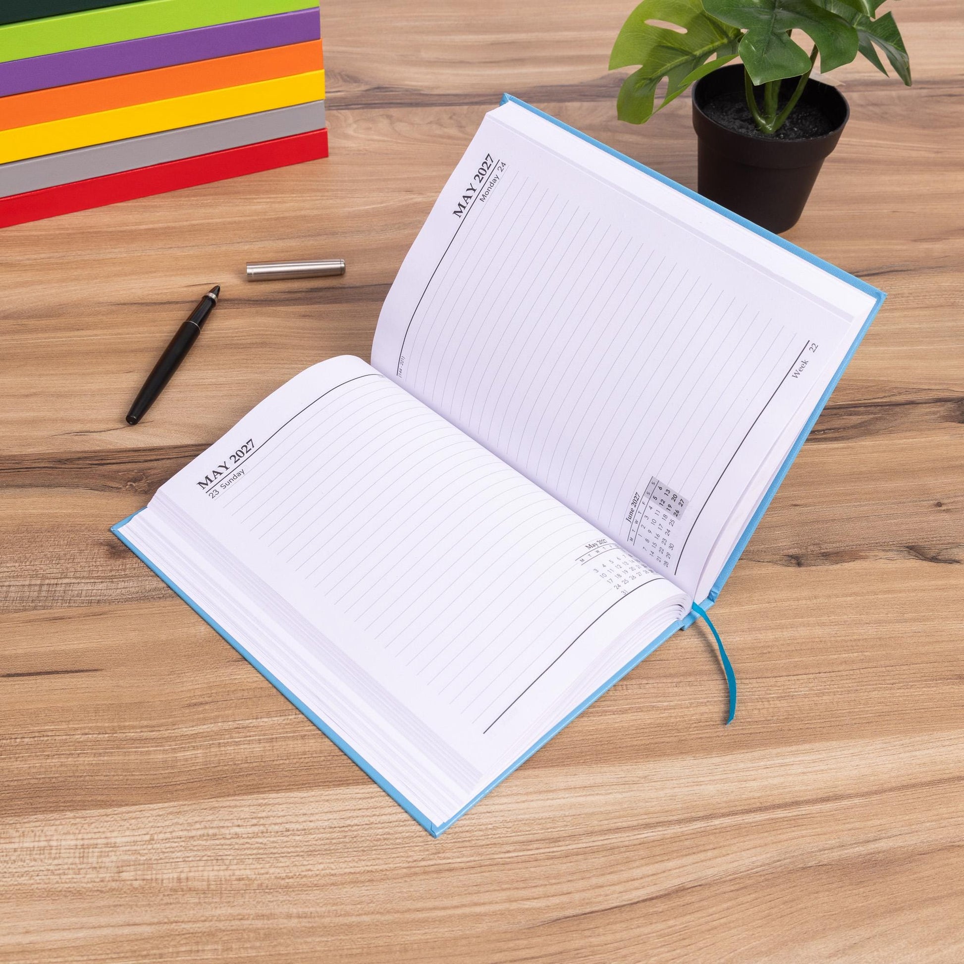 2027 Diary A5 Full Day to Page For Everyday Full Year Planner Desk Hardback Etsy