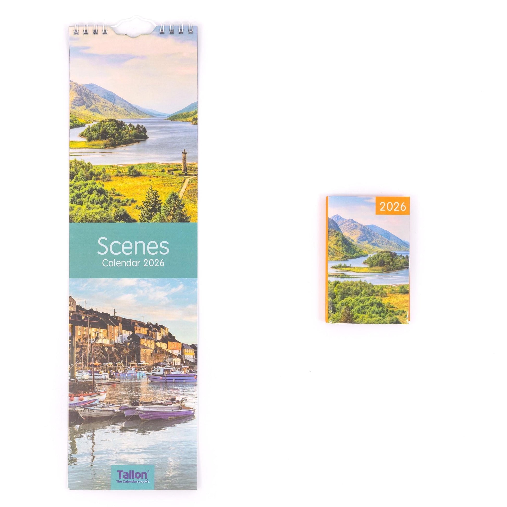 2026 Slim Calendar & Diary Set Planner Spiral Cats Dogs Flowers Garden Scenes Etsy