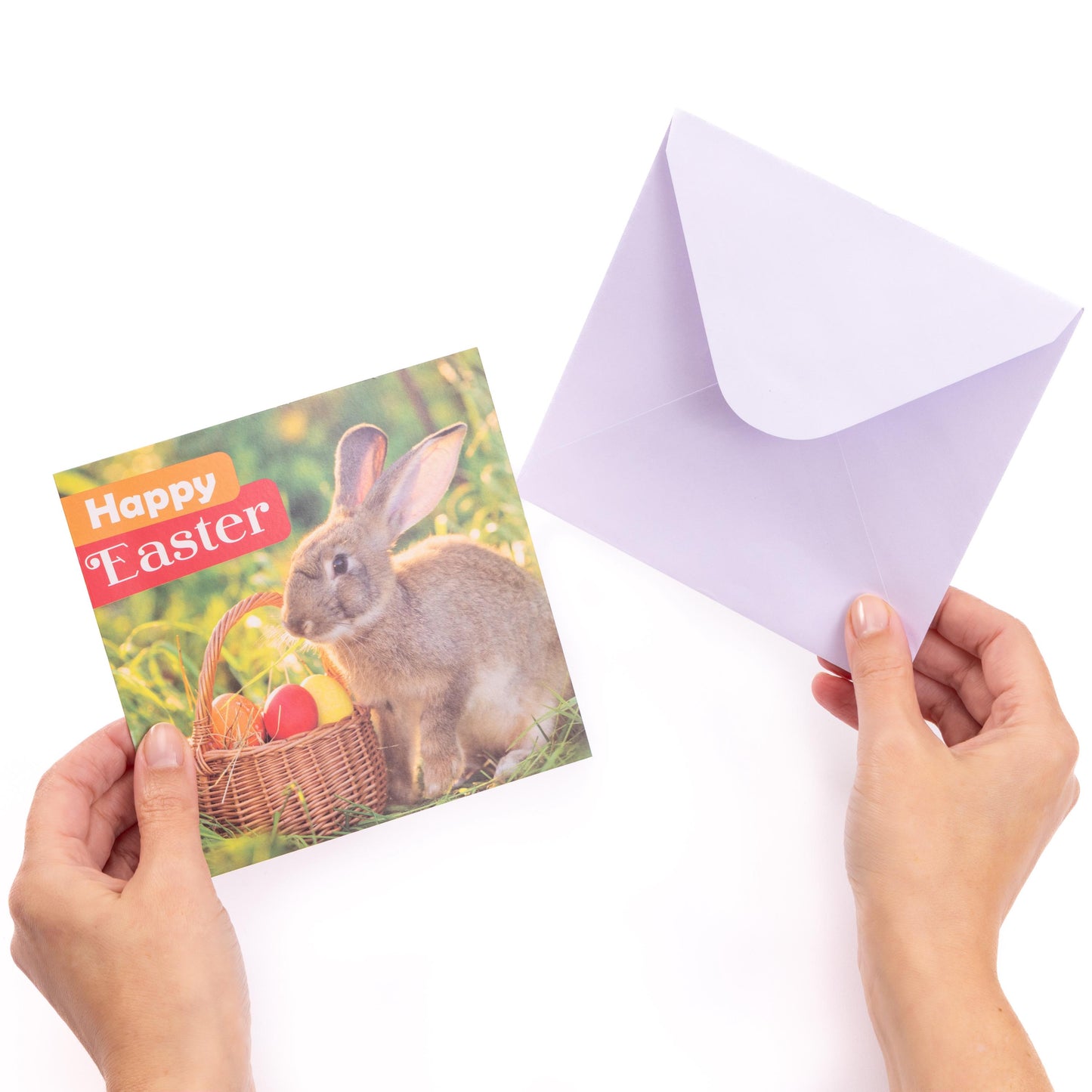 10 Easter Cards Open Easter Card Religious Bunny Daffodils Flowers Greetings Etsy