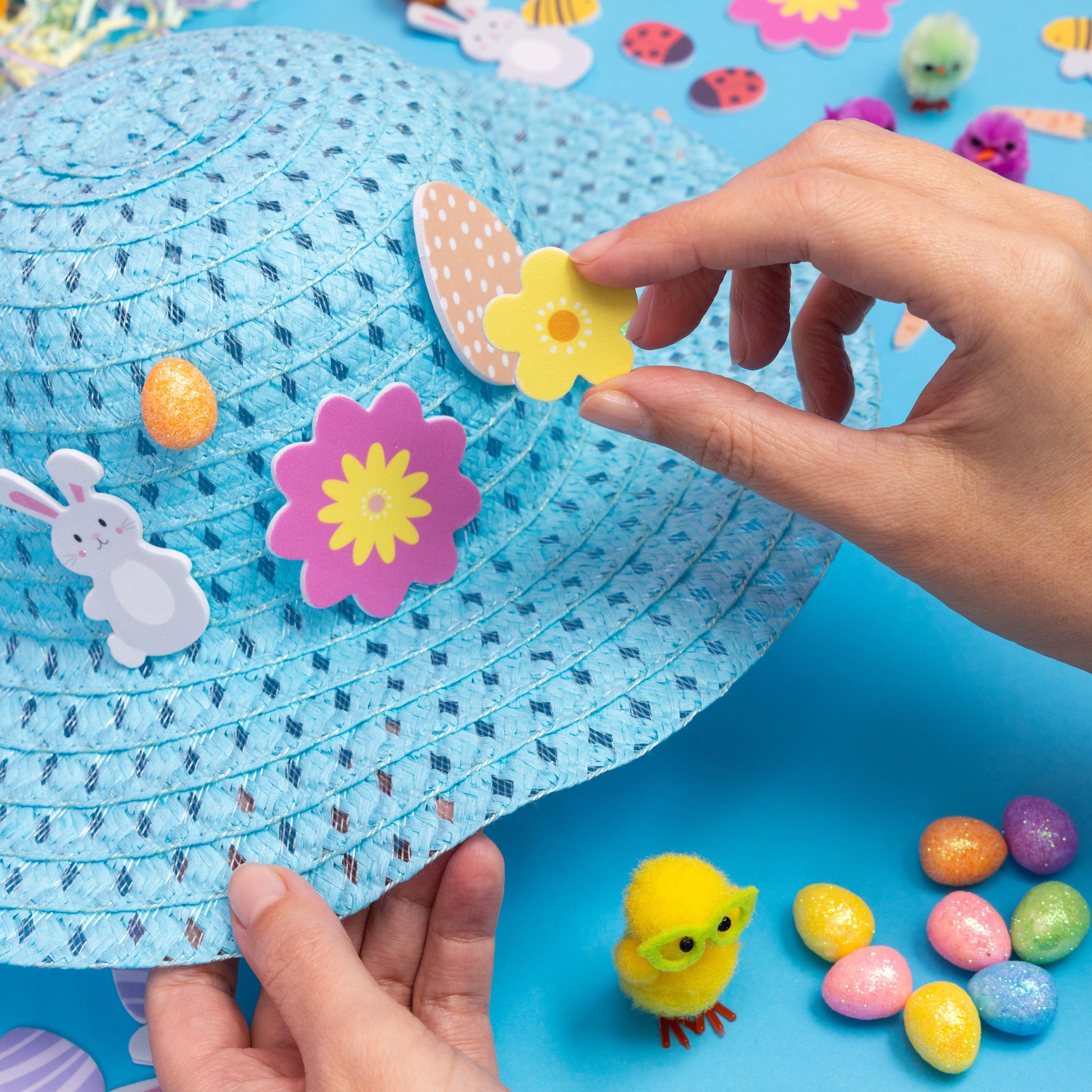 Easter Bonnet Boys Girls Hat To Decorate For Children's Parties Parades Summer blue Etsy