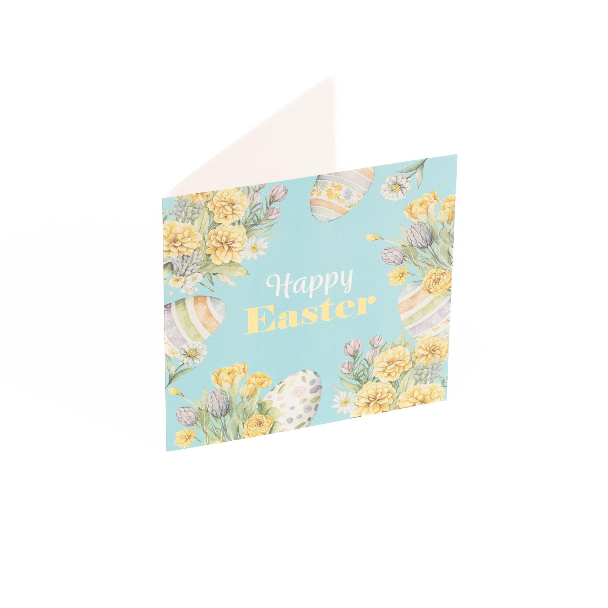10 Easter Cards Open Easter Card Religious Bunny Daffodils Flowers Greetings Etsy