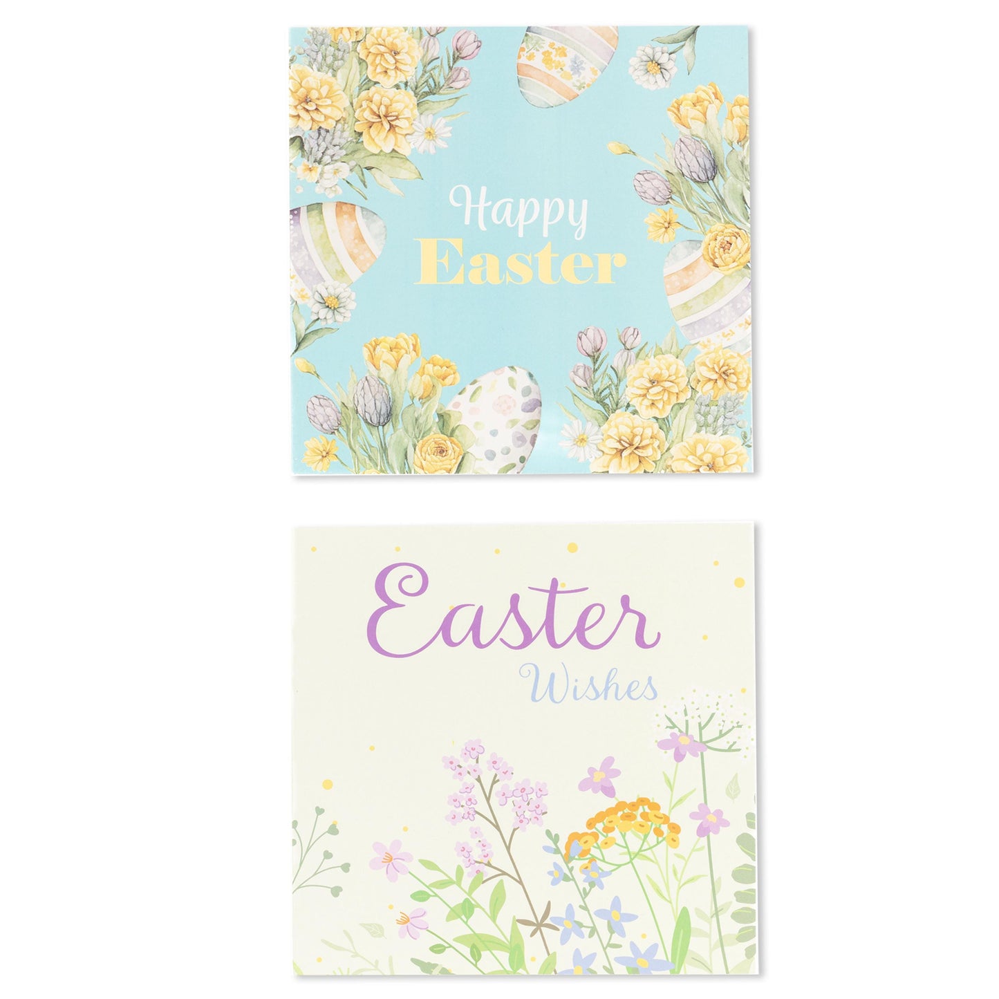 10 Easter Cards Open Easter Card Religious Bunny Daffodils Flowers Greetings Etsy