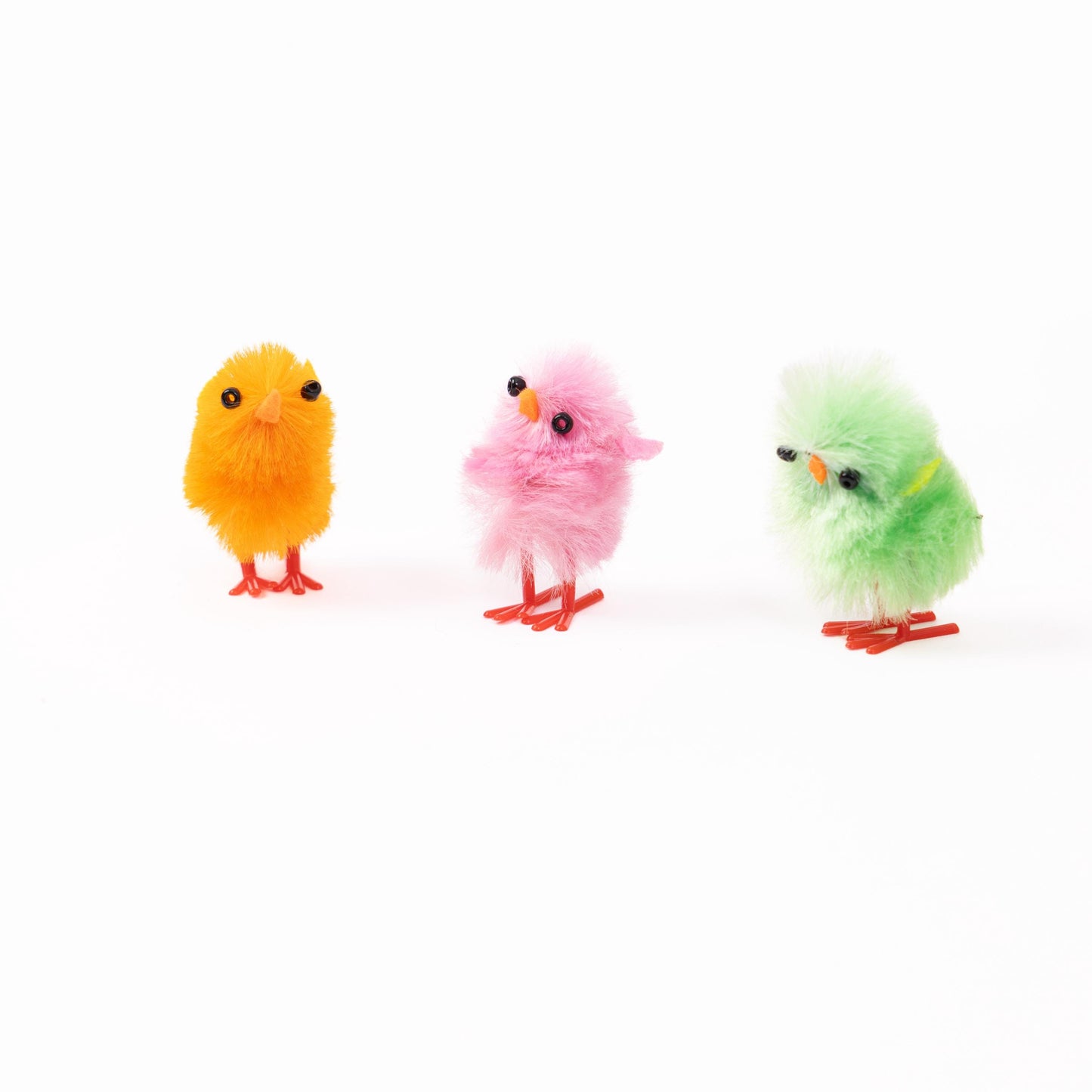 60 Easter Chicks Plush Colourful Bonnet Hat Craft Kids Egg Hamper Decorations Etsy