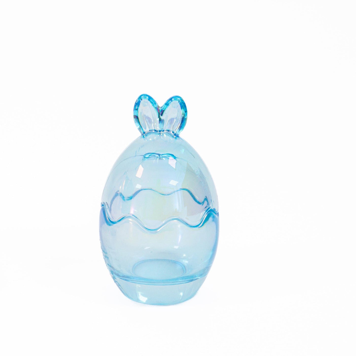 3 Easter Bunny Sweets Jars Set Colourful Glass Candy Holders Rabbit Ears Etsy