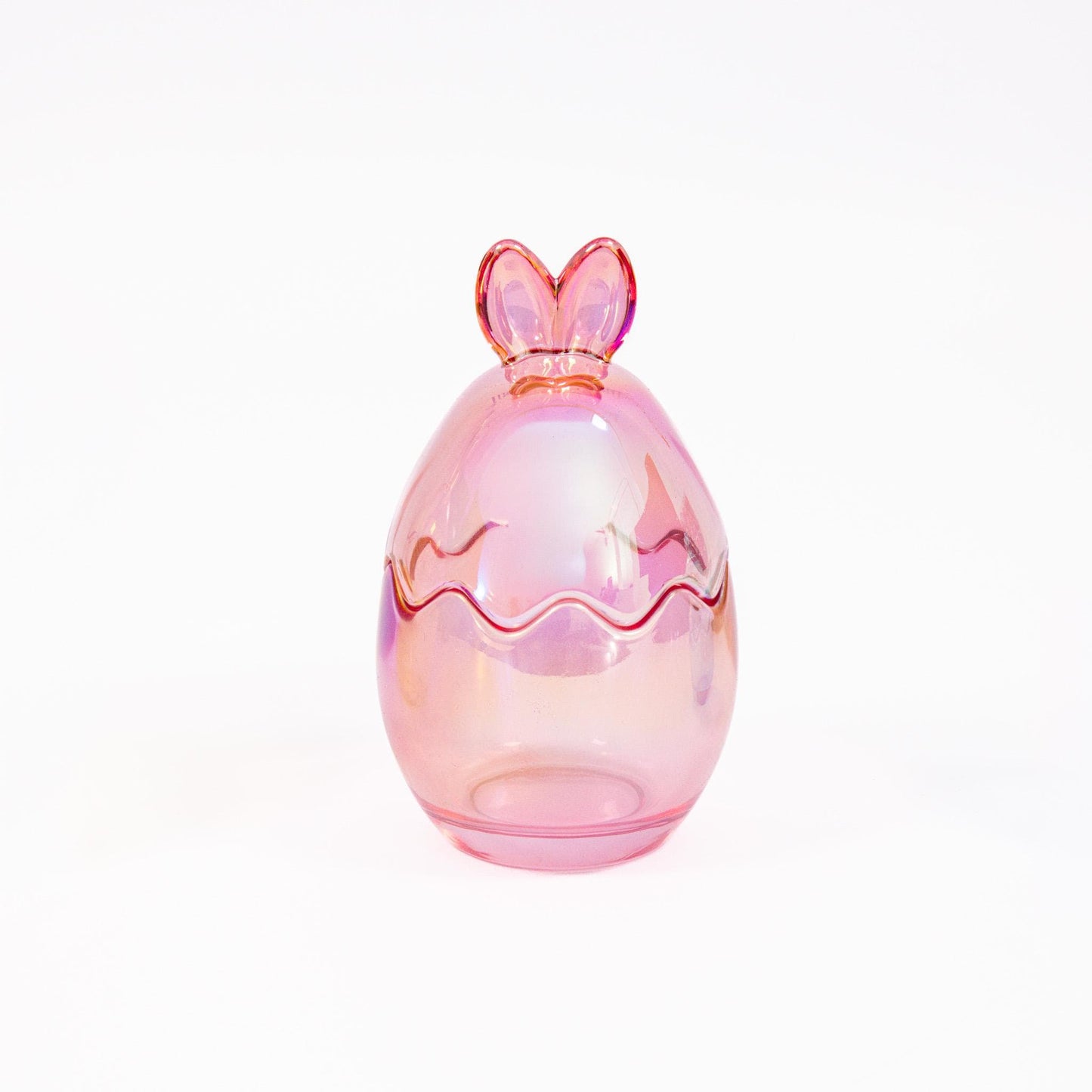 3 Easter Bunny Sweets Jars Set Colourful Glass Candy Holders Rabbit Ears Etsy