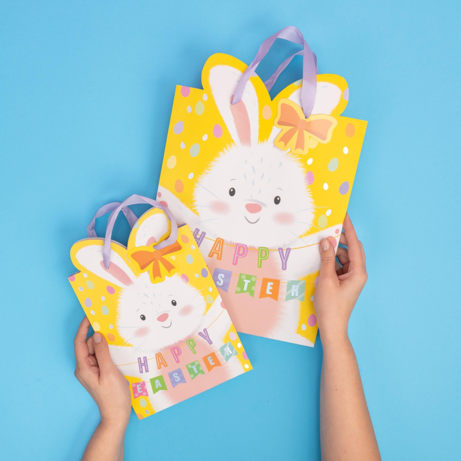 8 Easter Gift Bags Tag 2 Mixed Sizes Treat Bag Sweet Chocolates Wrapping Tag Etsy
