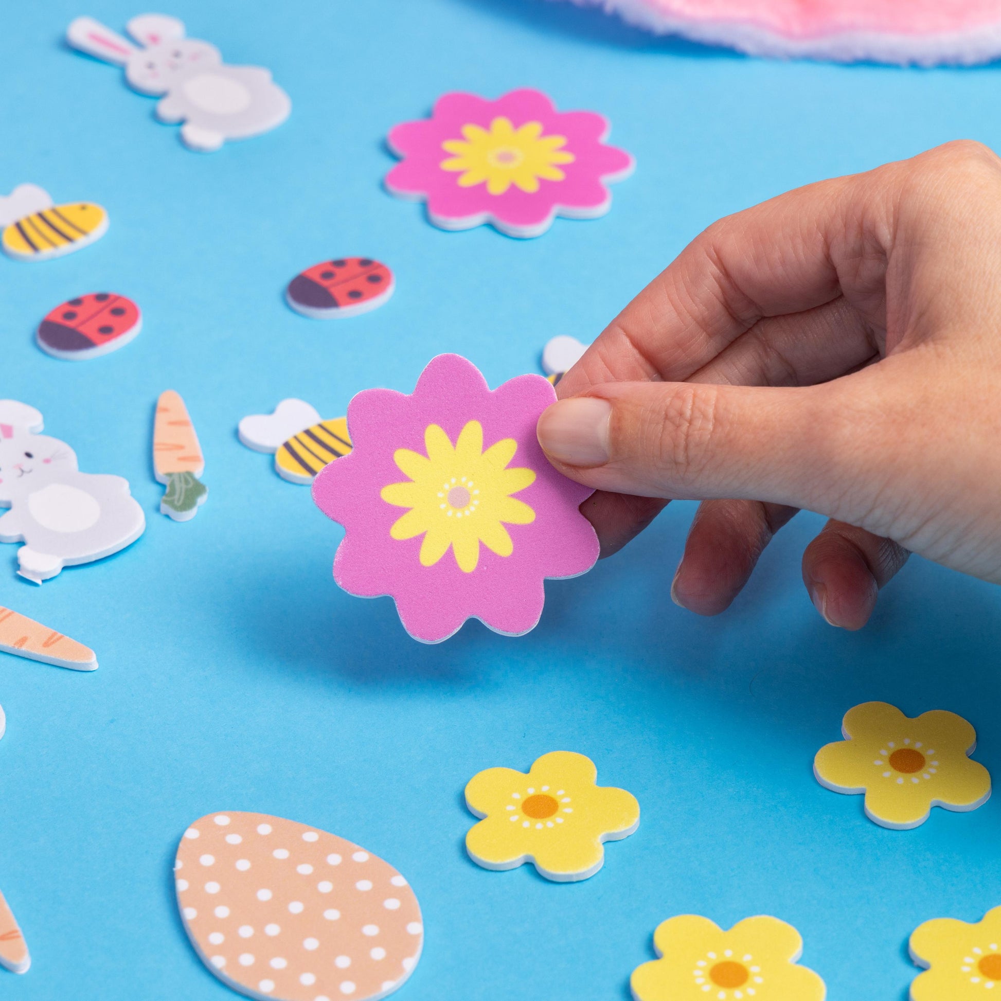 Easter Foam Stickers - Bunny, Chick, Egg Embellishments - 45 Pack Etsy