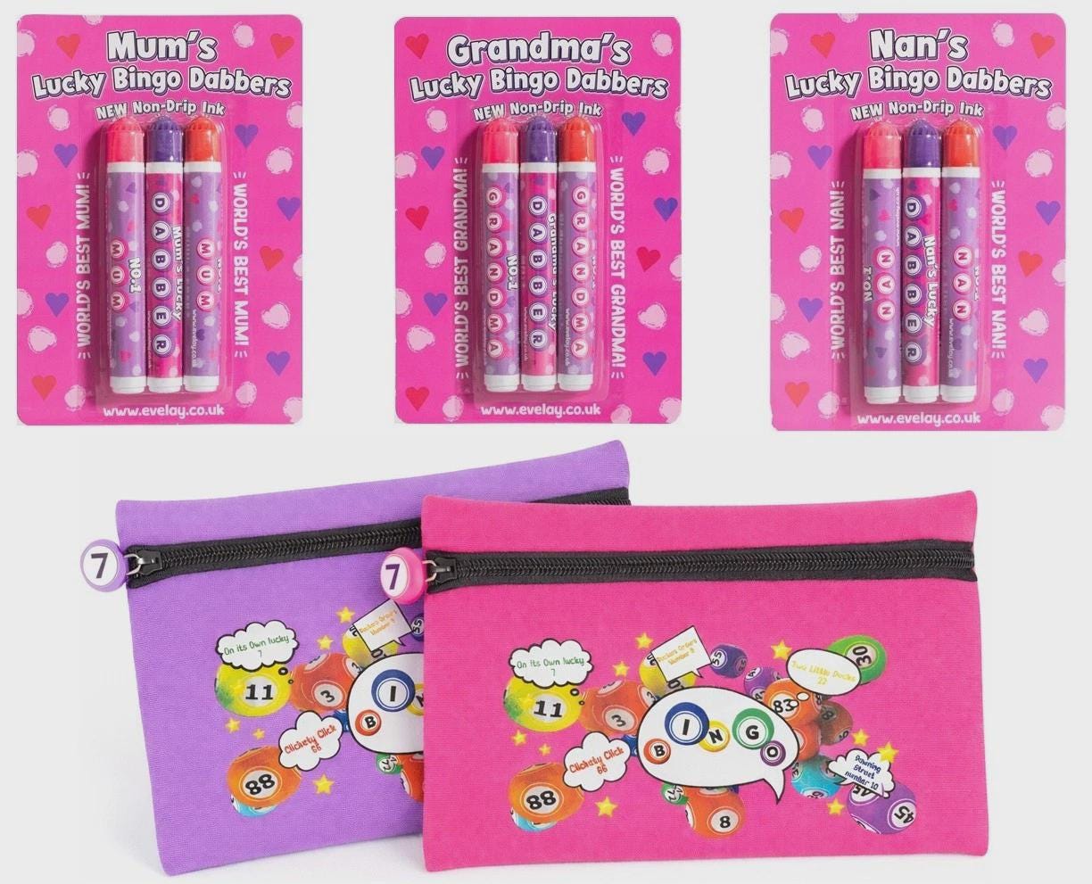 Bingo Dabber Case 3 Dabbers Mum Nan Grandma Gift Idea Mothers Present Etsy