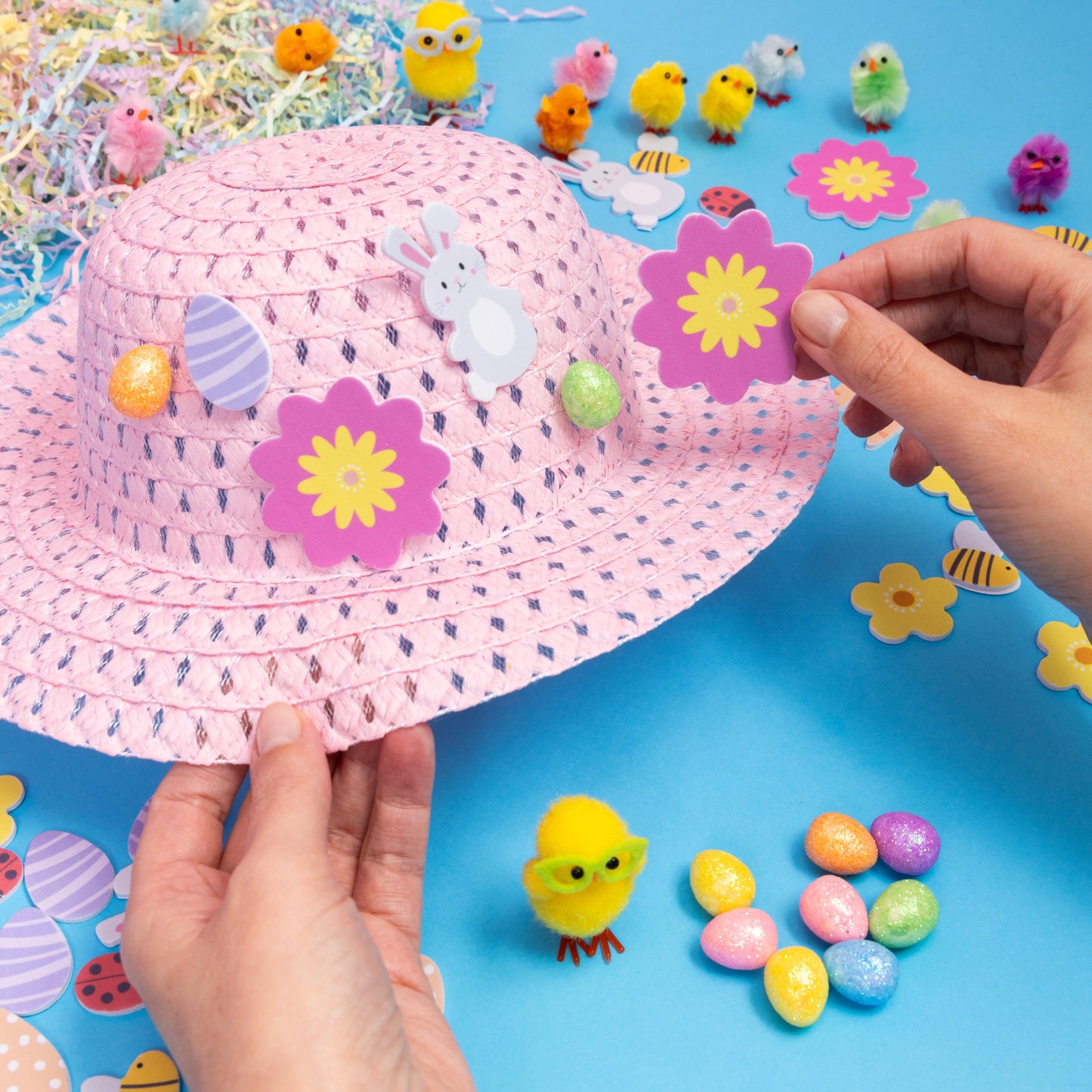 Easter Bonnet Boys Girls Hat To Decorate For Children's Parties Parades Summer blue Etsy