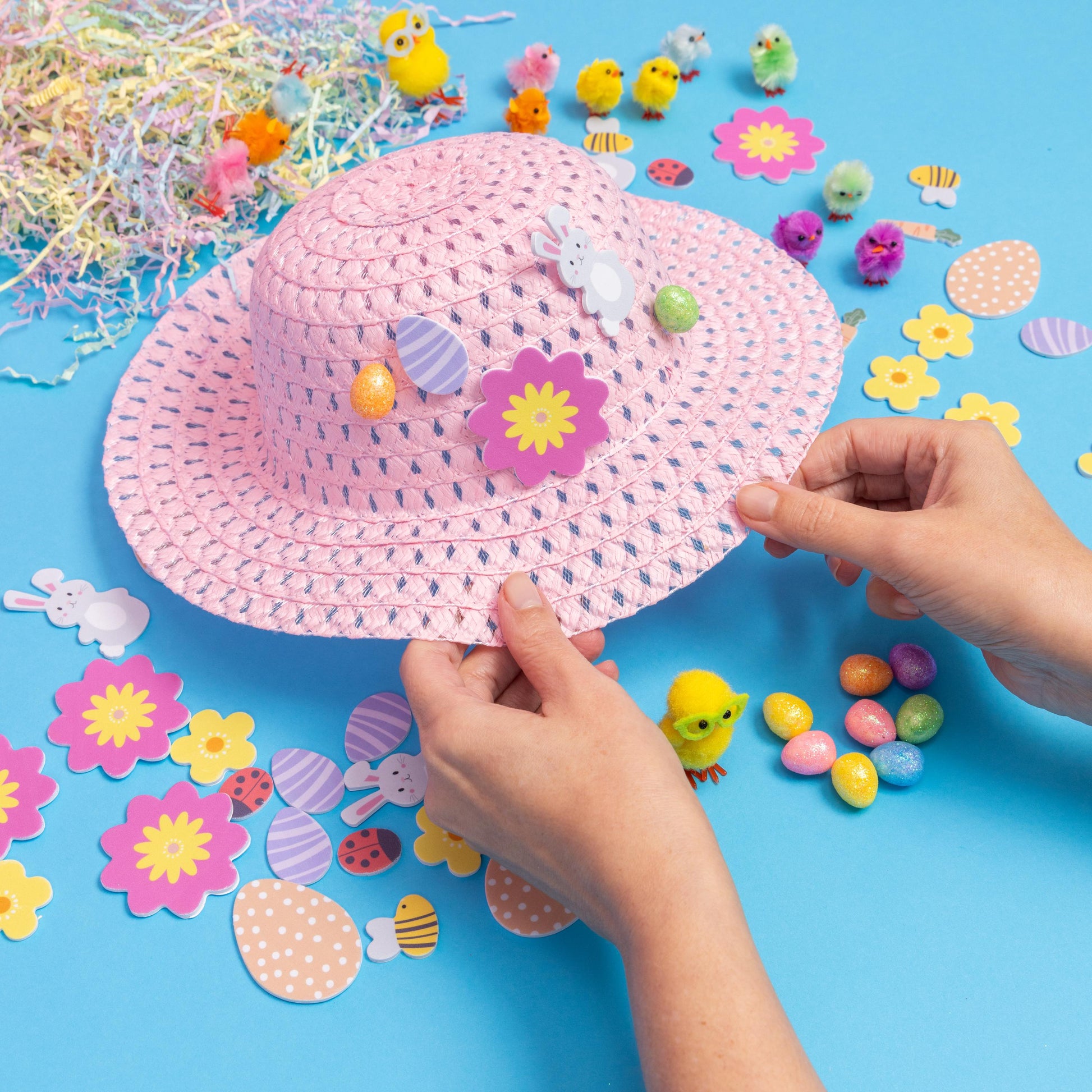 Easter Bonnet Boys Girls Hat To Decorate For Children's Parties Parades Summer blue Etsy