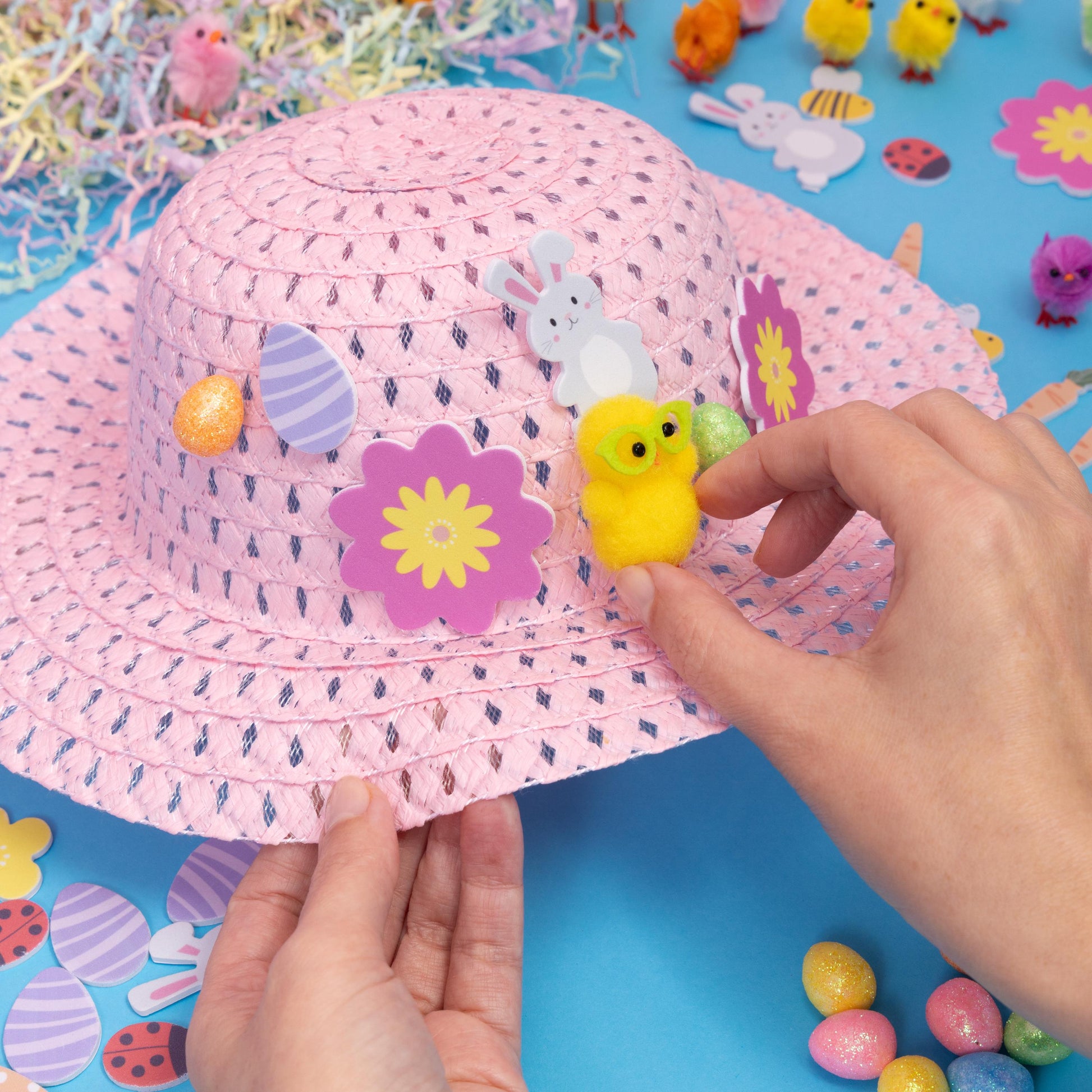 Easter Bonnet Boys Girls Hat To Decorate For Children's Parties Parades Summer blue Etsy