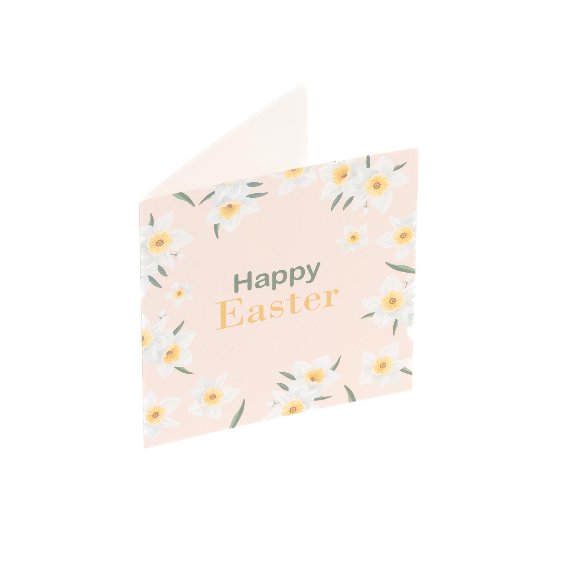 10 Easter Cards Open Easter Card Religious Bunny Daffodils Flowers Greetings Etsy