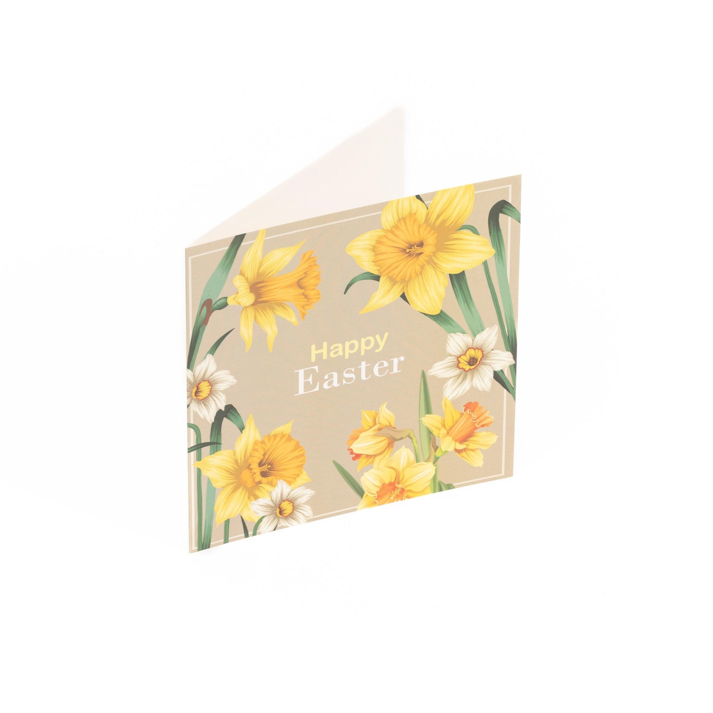 10 Easter Cards Open Easter Card Religious Bunny Daffodils Flowers Greetings Etsy