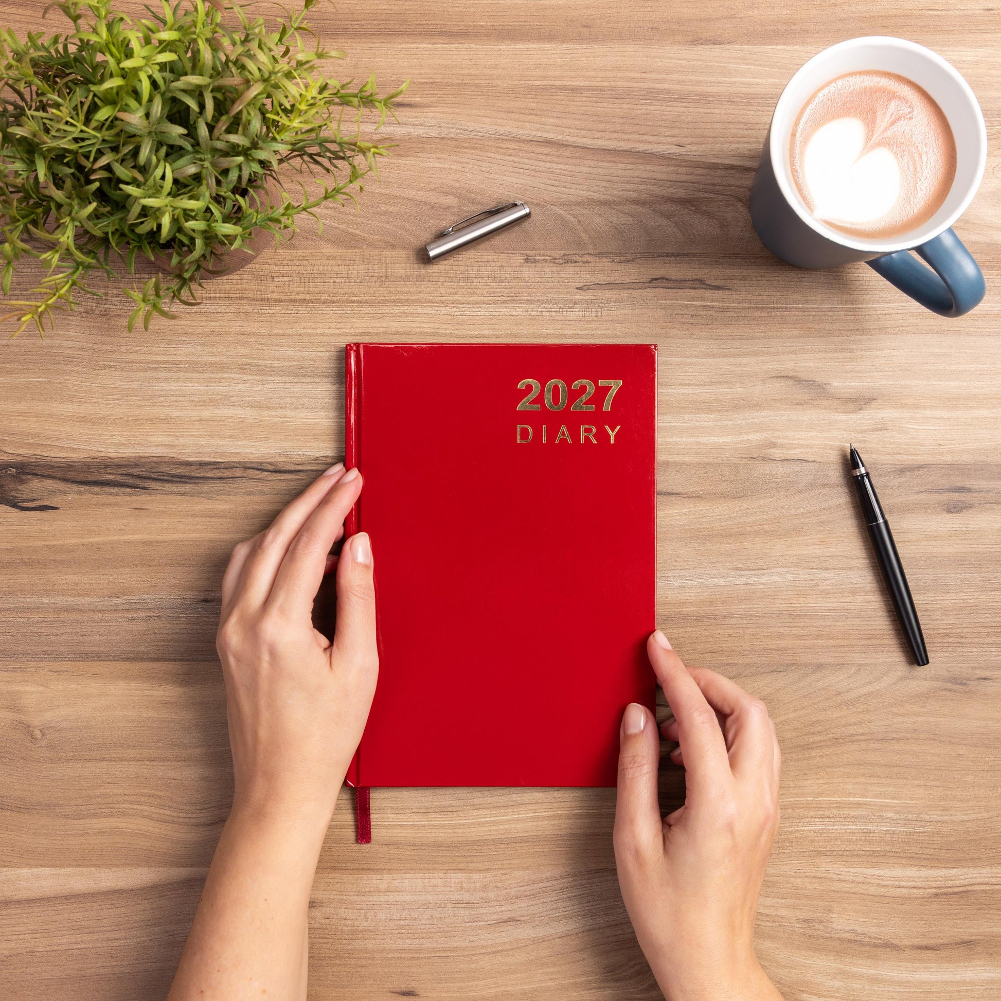 2027 A5 Week To View Diary Full Year Planner Organiser Hardback Cover Etsy