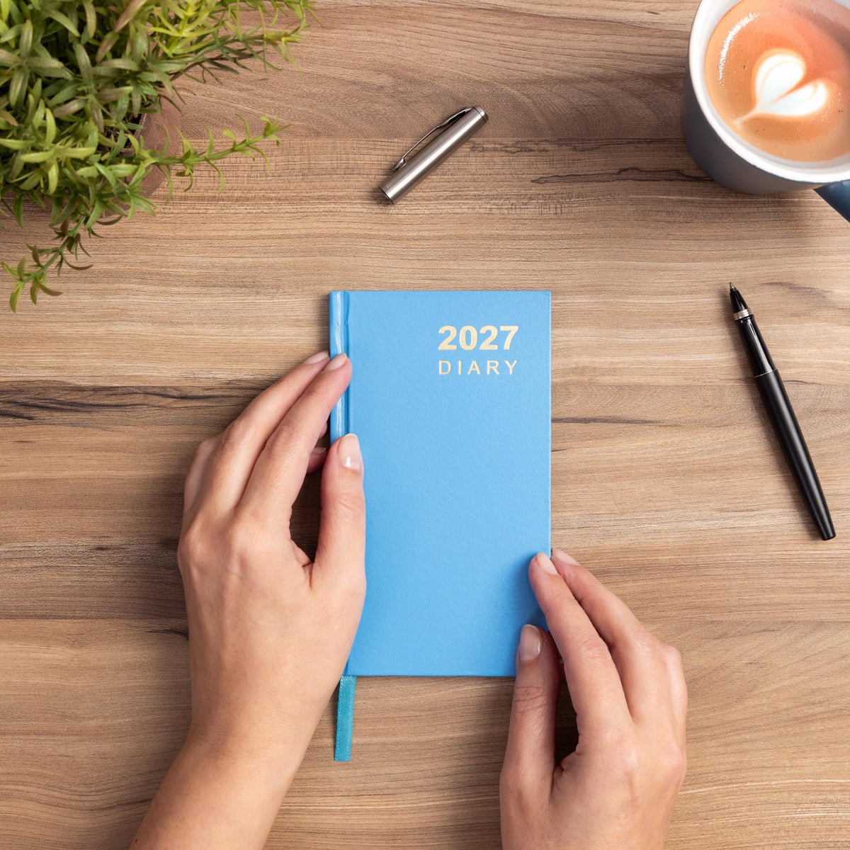 2027 Diary Slim Size Week to View Jan-Dec Diaries Full Year Hardback Planner Etsy