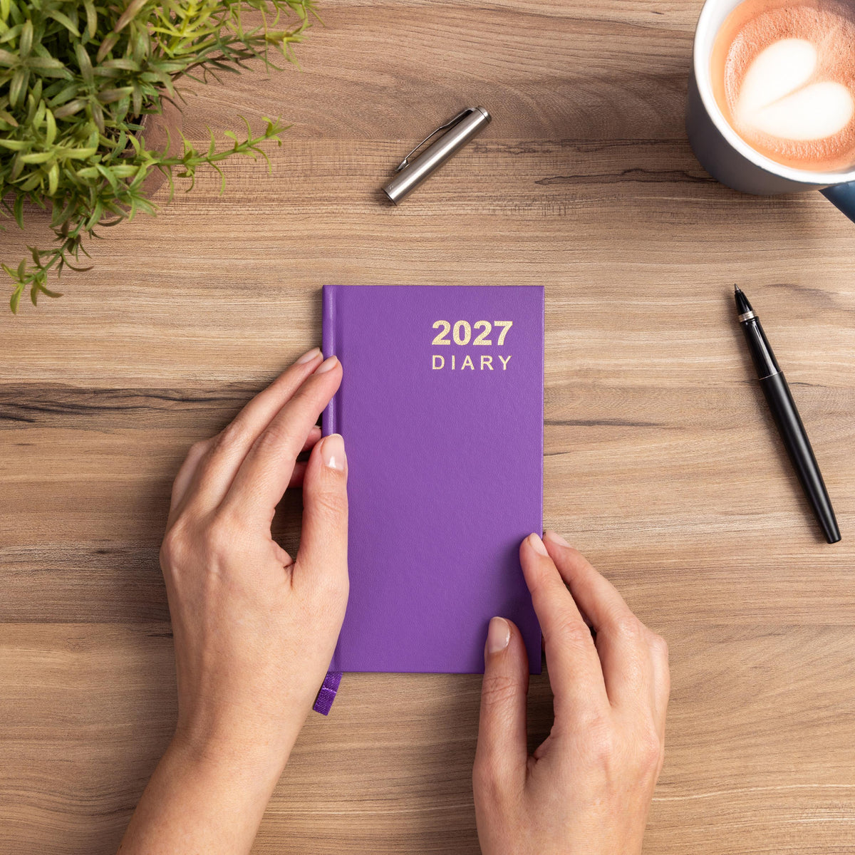 2027 Diary Slim Size Week to View Jan-Dec Diaries Full Year Hardback Planner Etsy