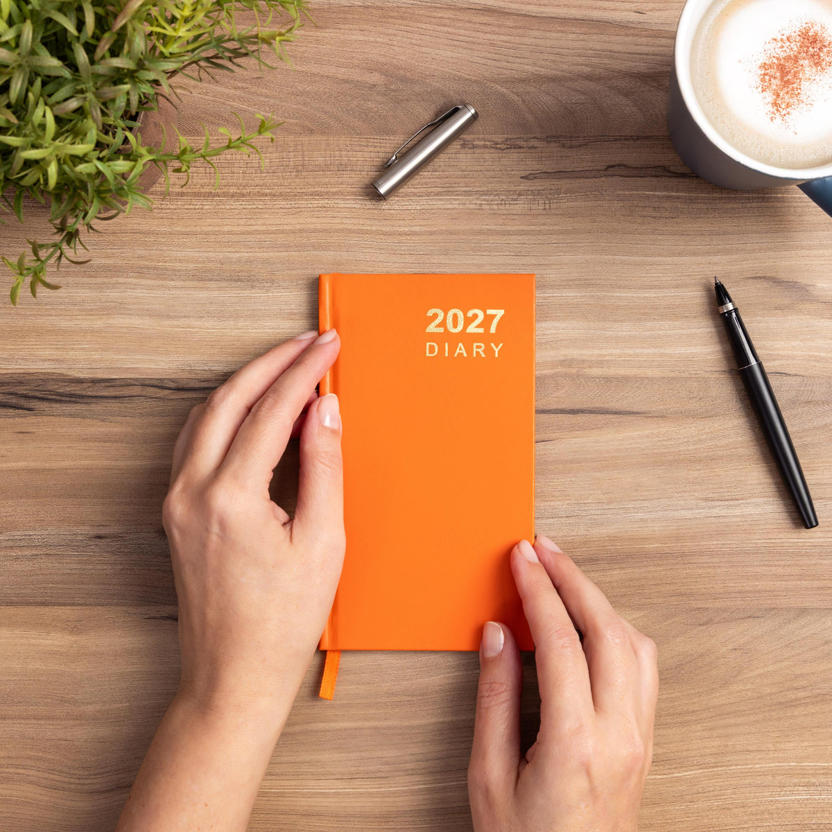 2027 Diary Slim Size Week to View Jan-Dec Diaries Full Year Hardback Planner Etsy