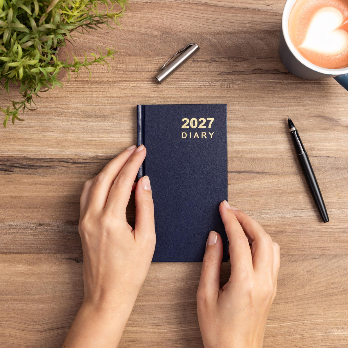 2027 Diary Slim Size Week to View Jan-Dec Diaries Full Year Hardback Planner Etsy