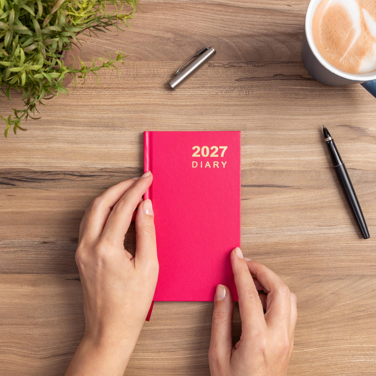 2027 Diary Slim Size Week to View Jan-Dec Diaries Full Year Hardback Planner Etsy