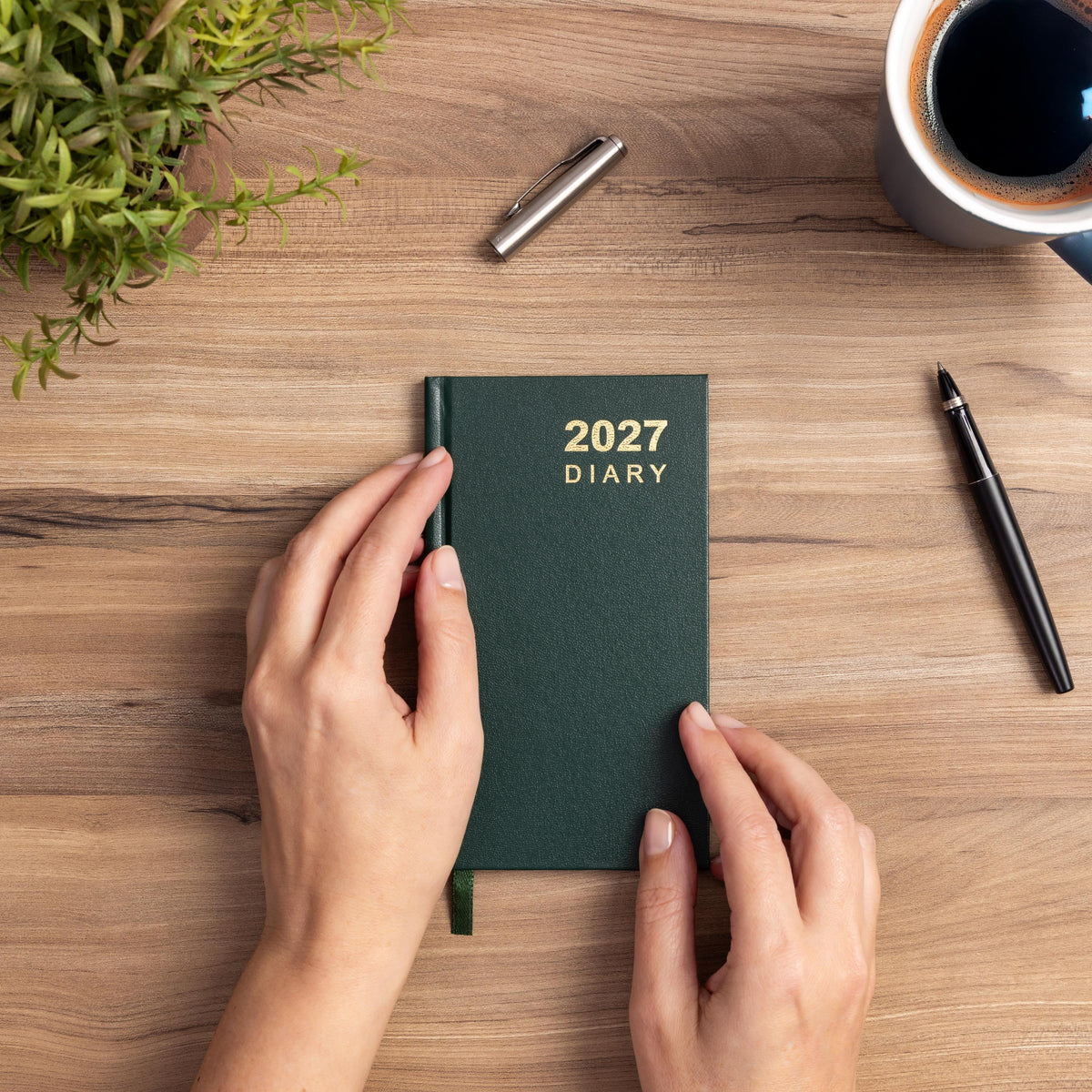 2027 Diary Slim Size Week to View Jan-Dec Diaries Full Year Hardback Planner Etsy