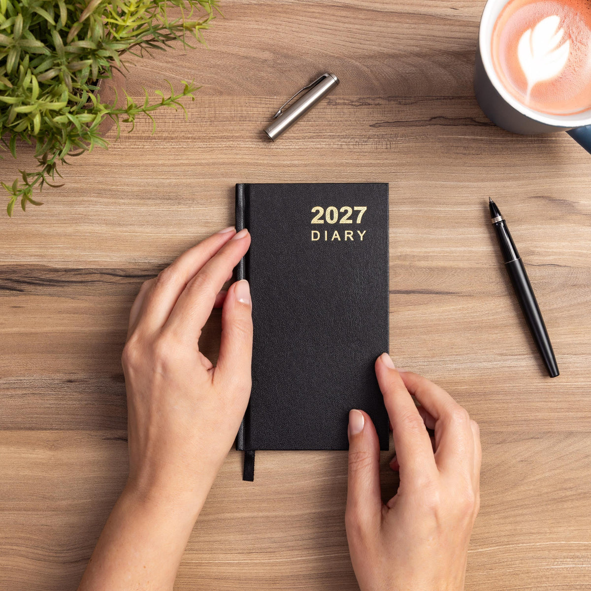2027 Diary Slim Size Week to View Jan-Dec Diaries Full Year Hardback Planner Etsy