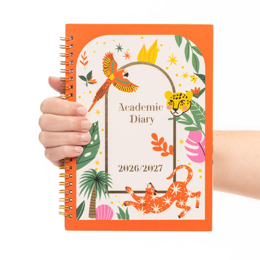 2027 A5 Week To View Diary Full Year Planner Desk Organiser Spiral Hardback Book Etsy