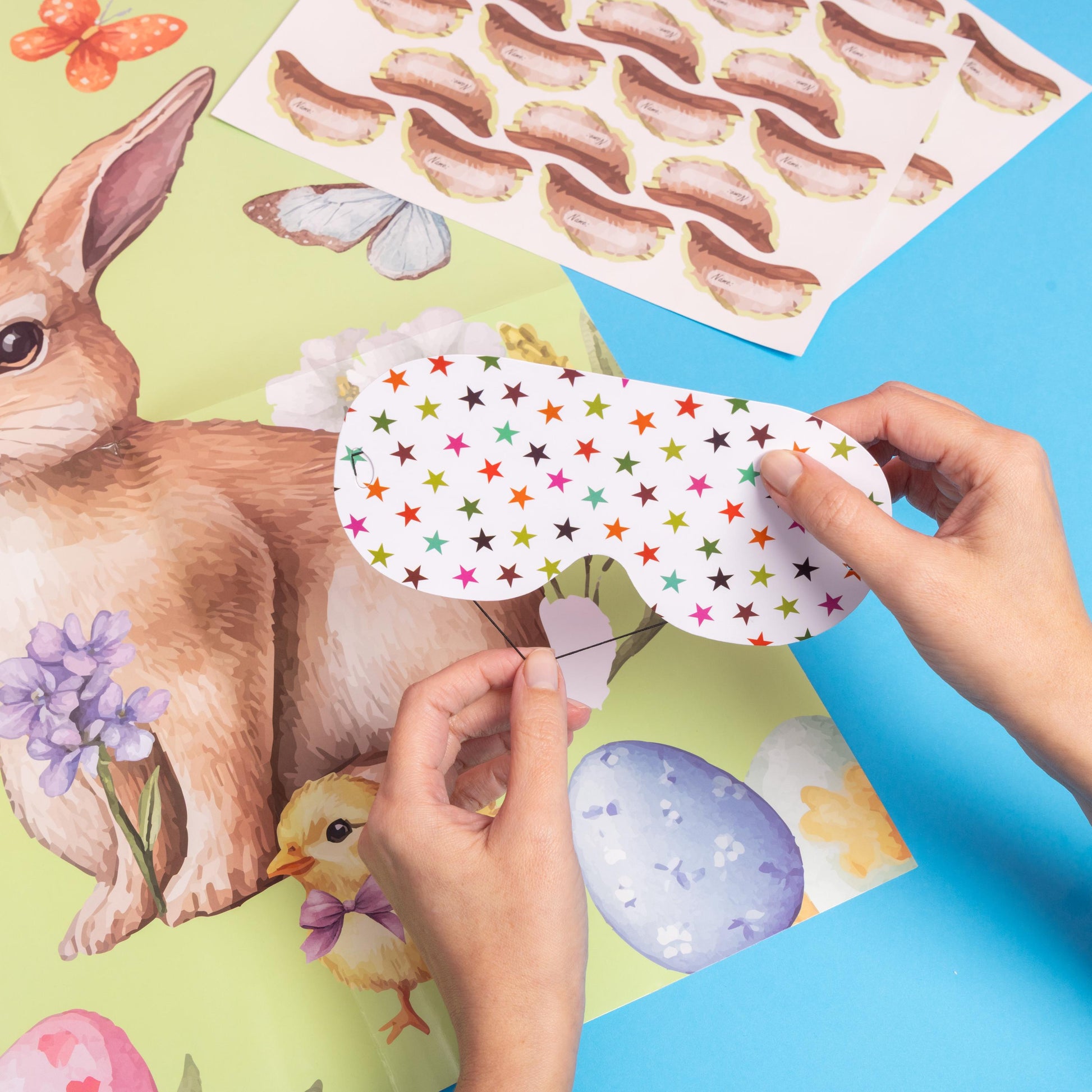 Easter Pin The Tail On The Bunny Children's Kid's Party Game Up to 36 Players Etsy