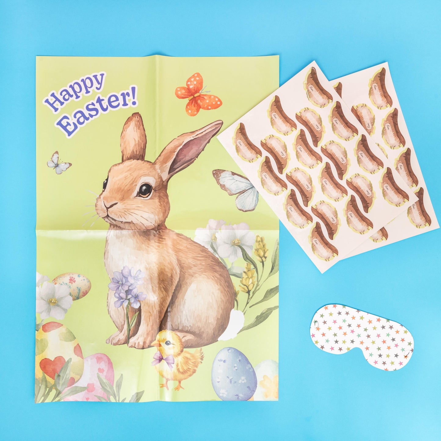 Easter Pin The Tail On The Bunny Children's Kid's Party Game Up to 36 Players Etsy