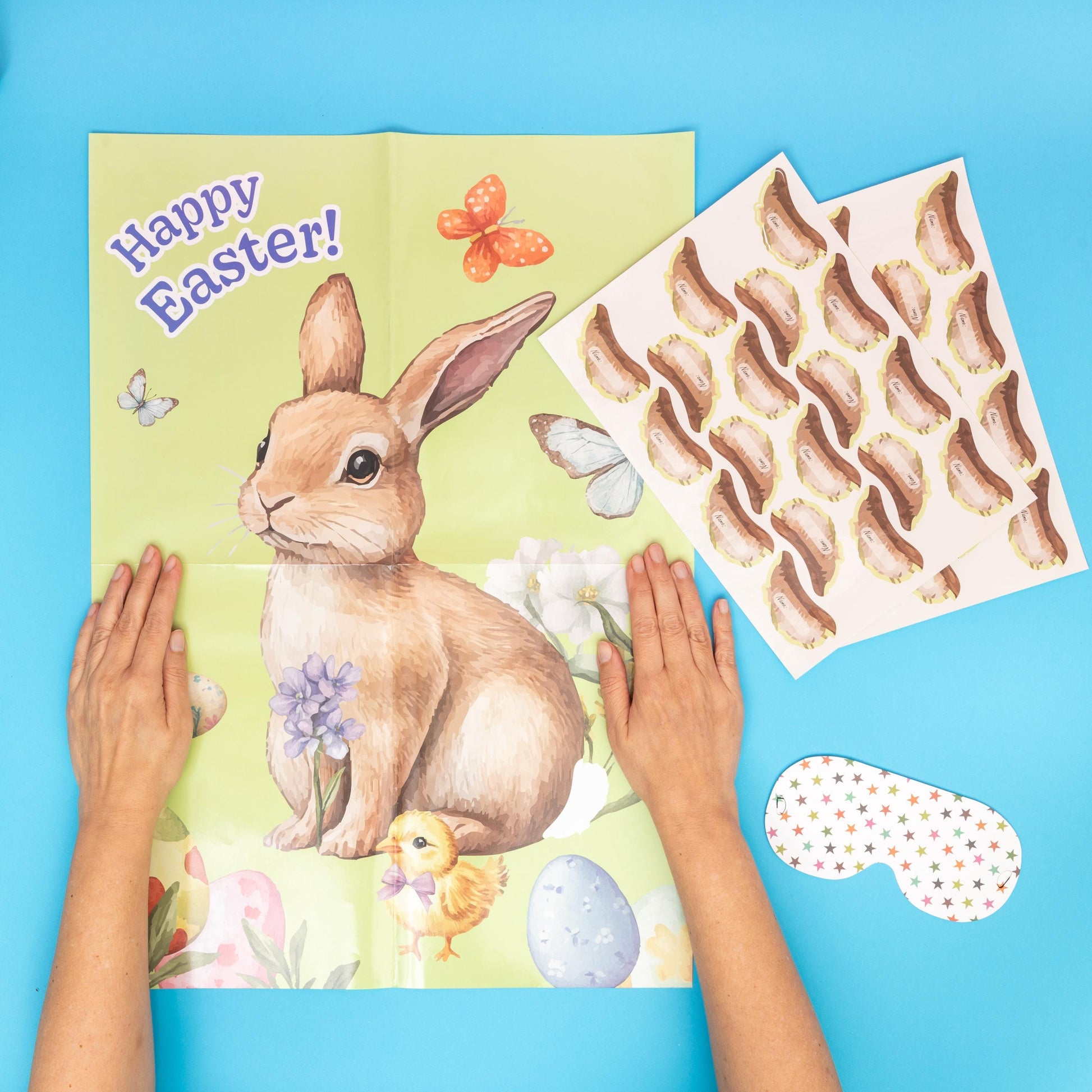 Easter Pin The Tail On The Bunny Children's Kid's Party Game Up to 36 Players Etsy