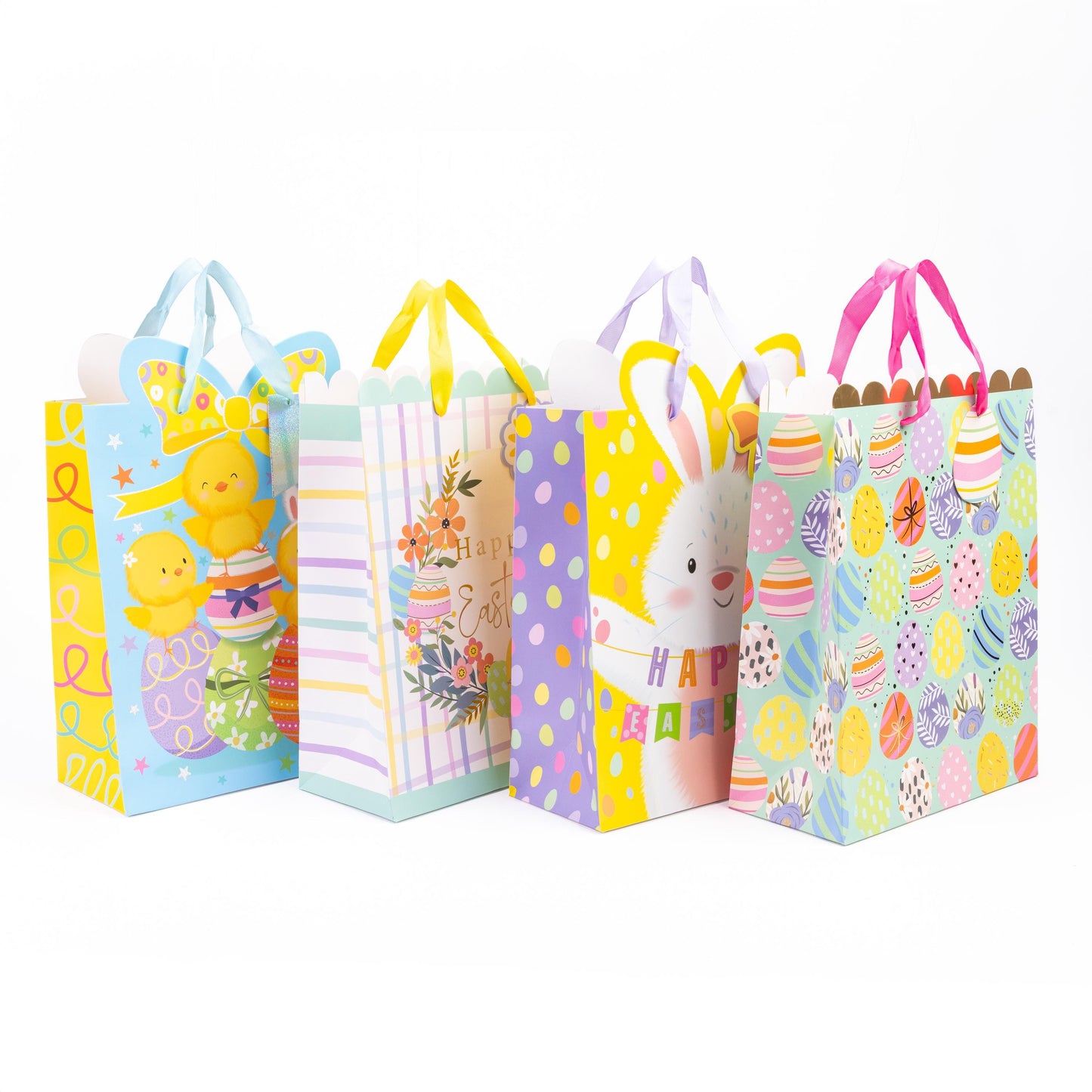 8 Easter Gift Bags Tag 2 Mixed Sizes Treat Bag Sweet Chocolates Wrapping Tag Etsy