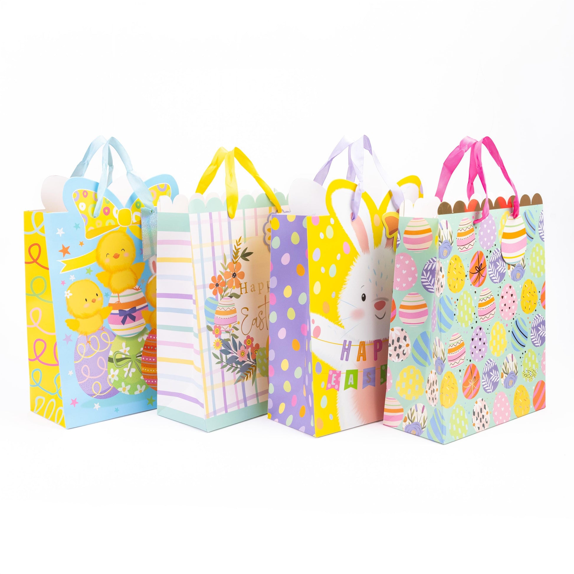 8 Easter Gift Bags Tag 2 Mixed Sizes Treat Bag Sweet Chocolates Wrapping Tag Etsy