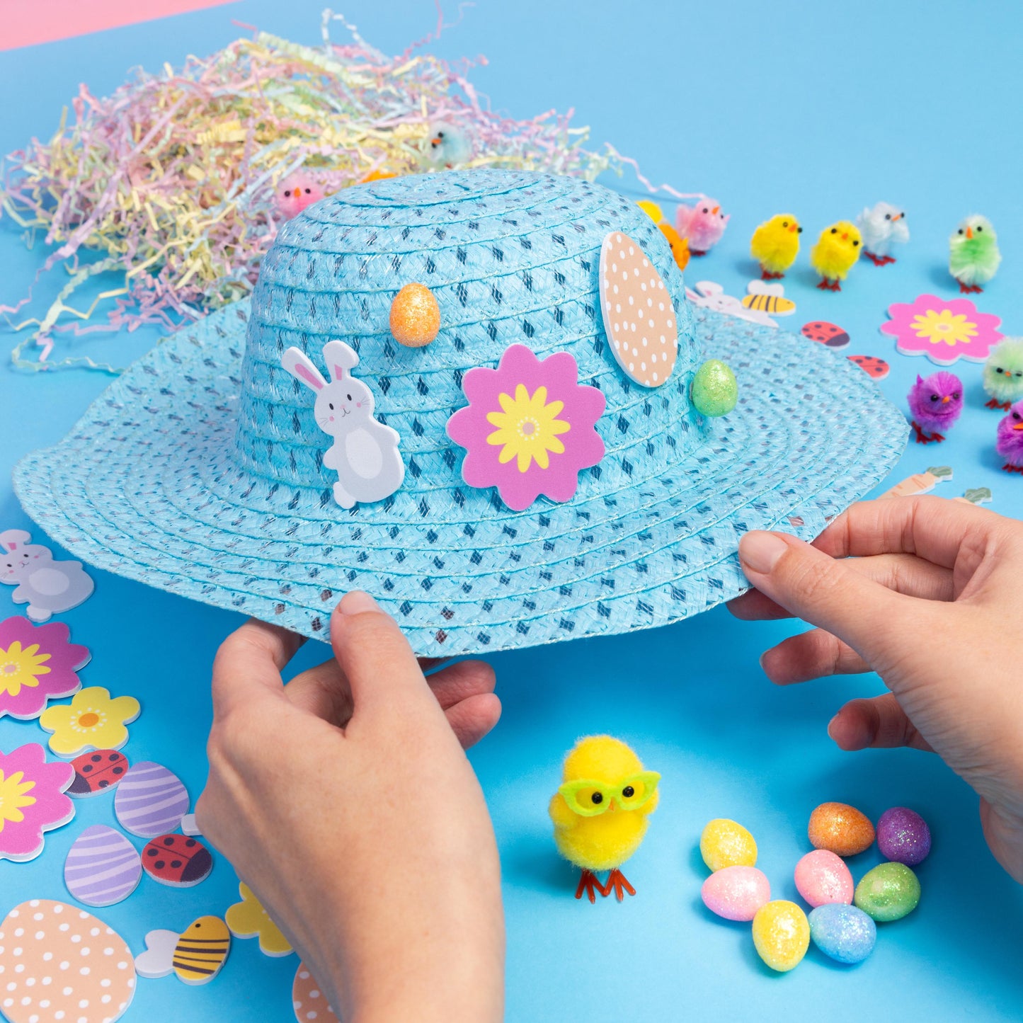Easter Bonnet Boys Girls Hat To Decorate For Children's Parties Parades Summer blue Etsy